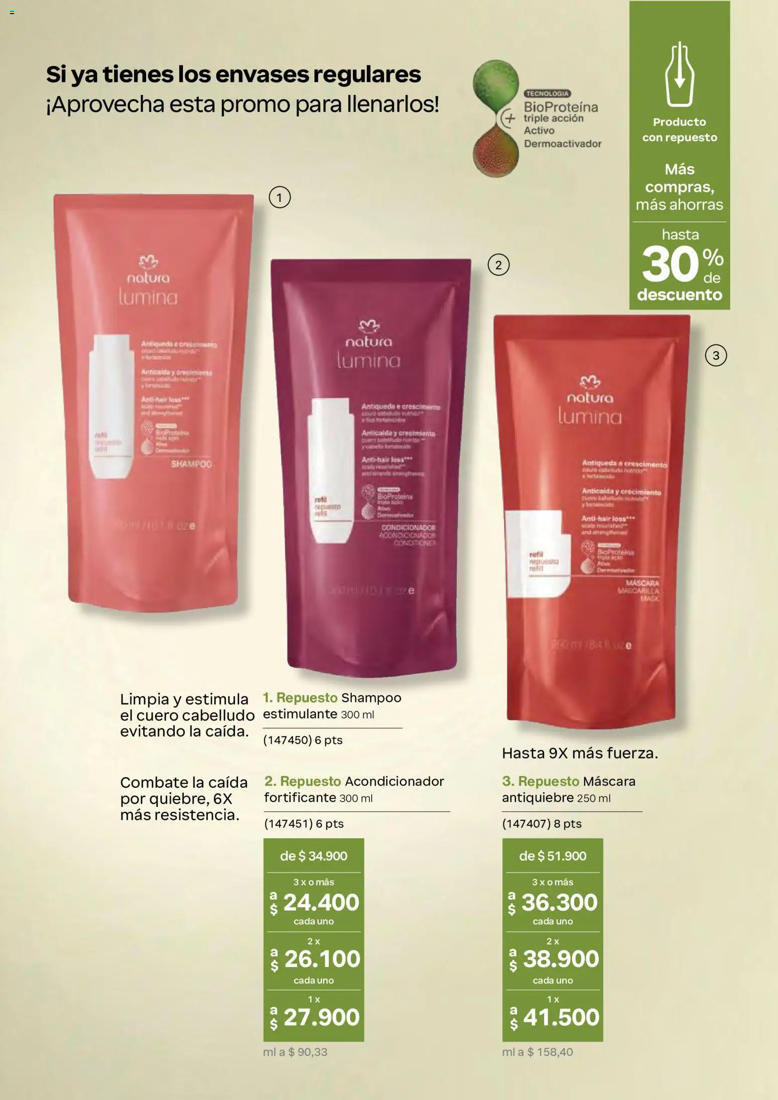 Natura revista - valida desde el 29.04.2026 | Página: 145 | Productos: Shampoo, Mascarilla, Máscara, Acondicionador
