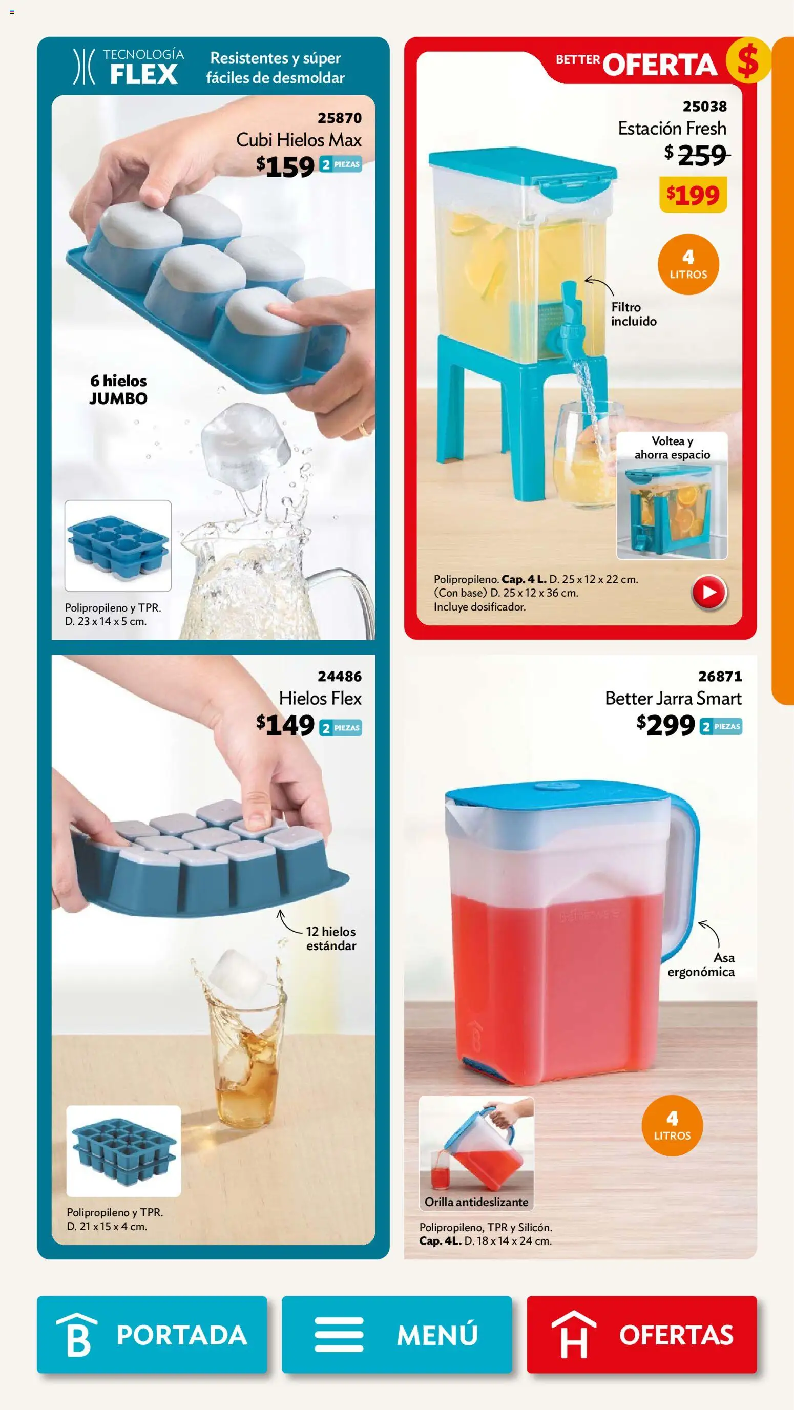 Nuevas ofertas de Betterware válidas en toda la República Mexicana desde el 01.06.2026. ¡Encuentra las mejores ofertas en Betterware campaña 6 2026! | Página: 41