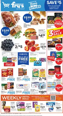 Preview of Fry's Food weekly ads valid from 08/26/2026