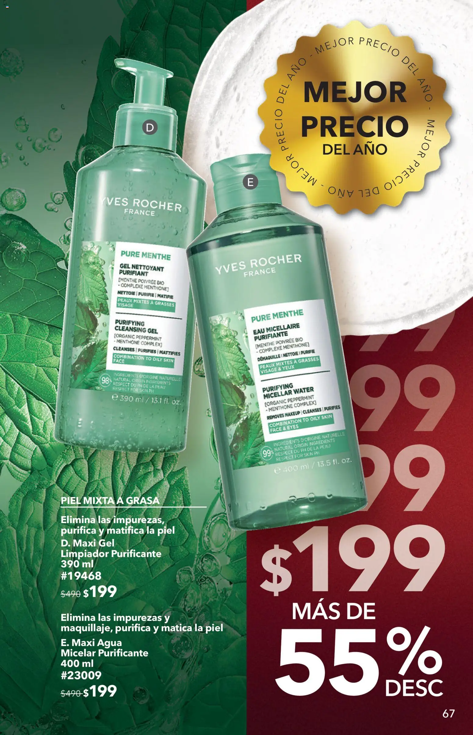 Nuevas ofertas de Yves Rocher válidas en toda la República Mexicana desde el 27/10/2026. ¡Encuentra las mejores ofertas en Yves Rocher campaña 15 2026! | Página: 69