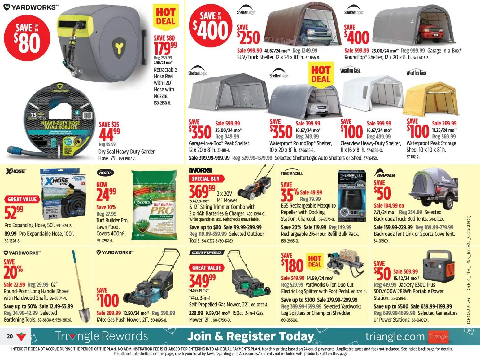 Canadian Tire flyer valid from Aug 13, 2026 | Page: 20