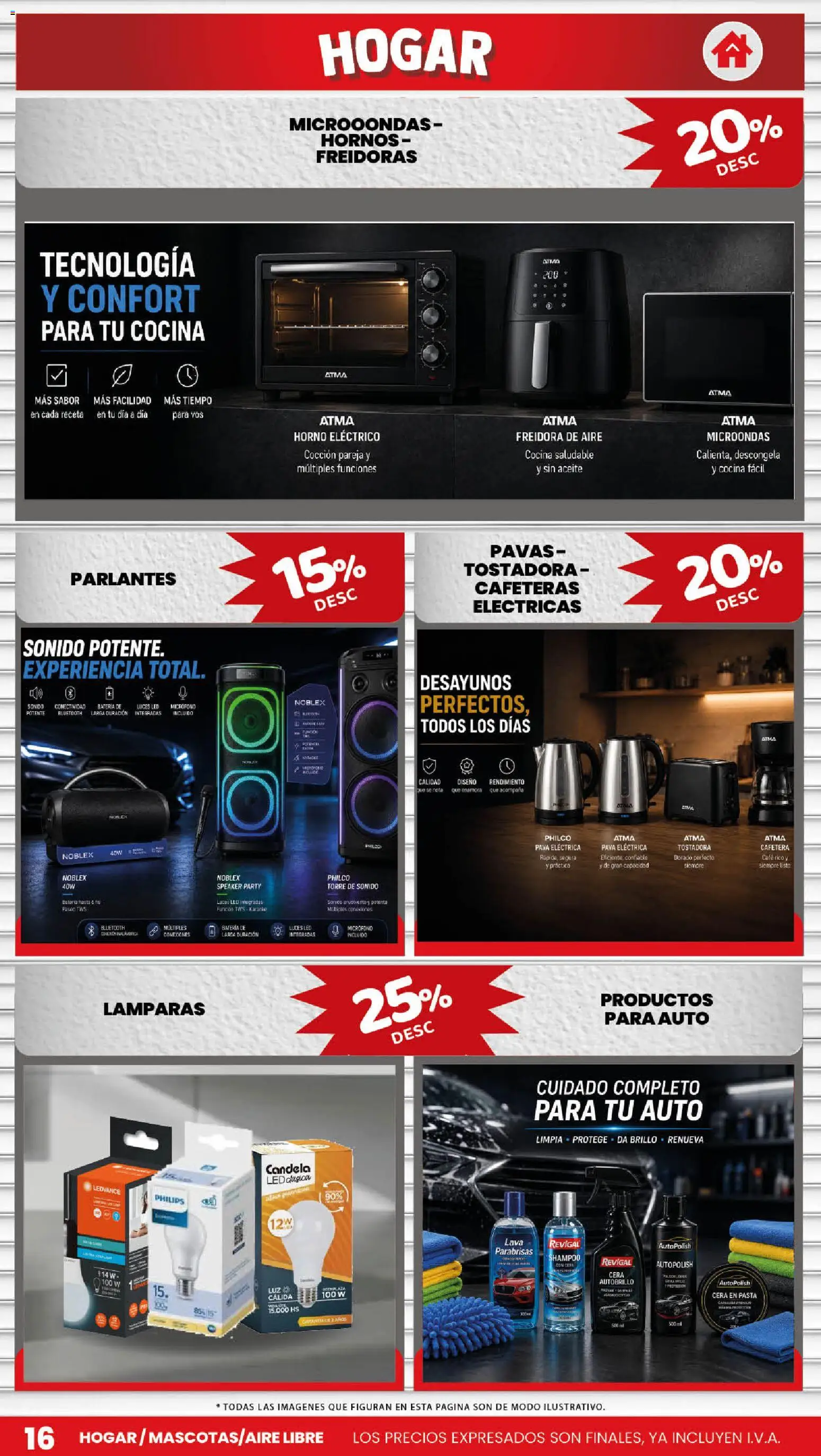Makro ofertas │ válido desde el 04.06.2026 | Página: 16 | Productos: Horno, Pava, Freidora de aire, Pasta