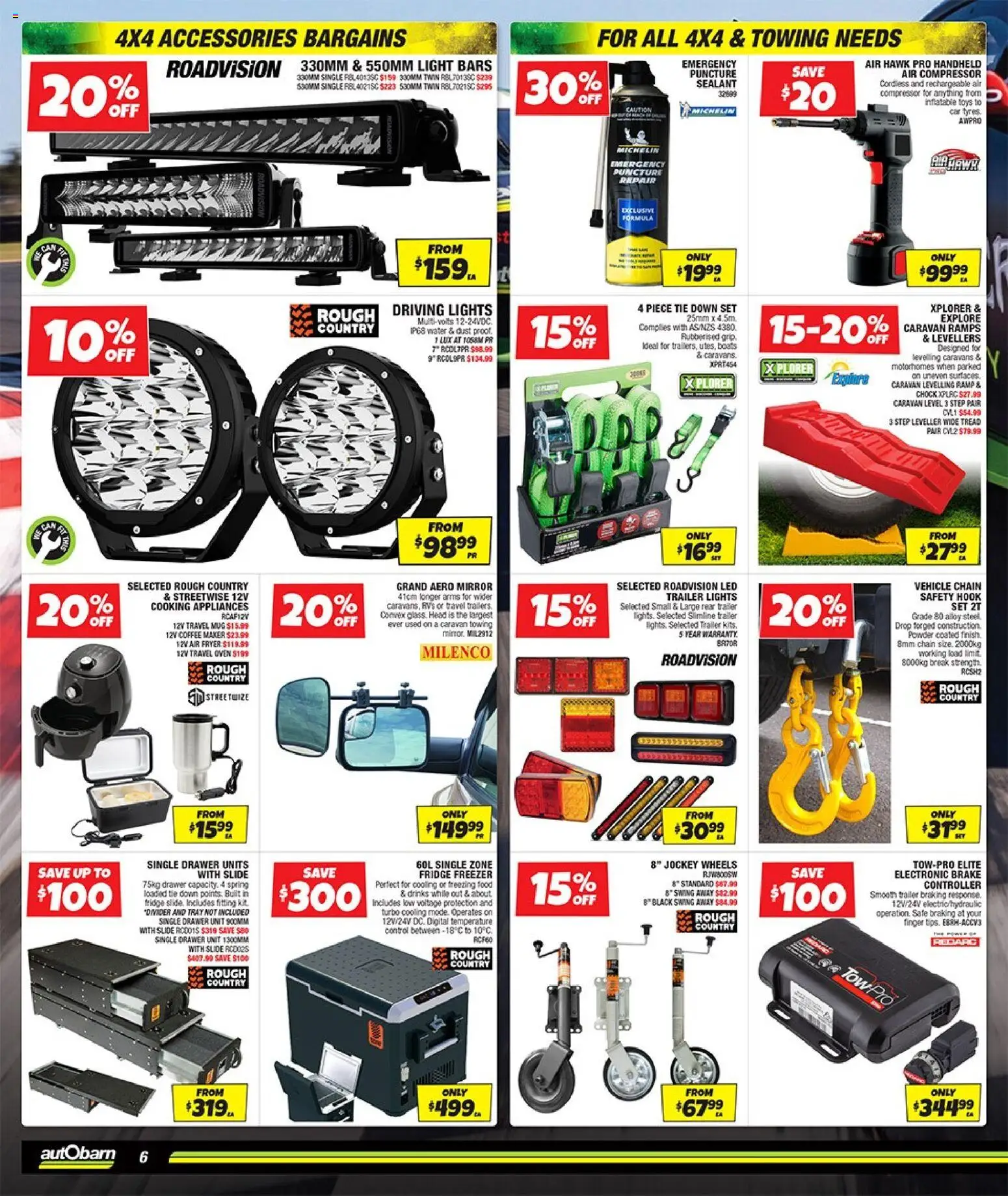 Autobarn catalogue - valid from 30/09/2026 | Page: 6 | Products: Drawer, Accessories, Coffee maker, Trailer