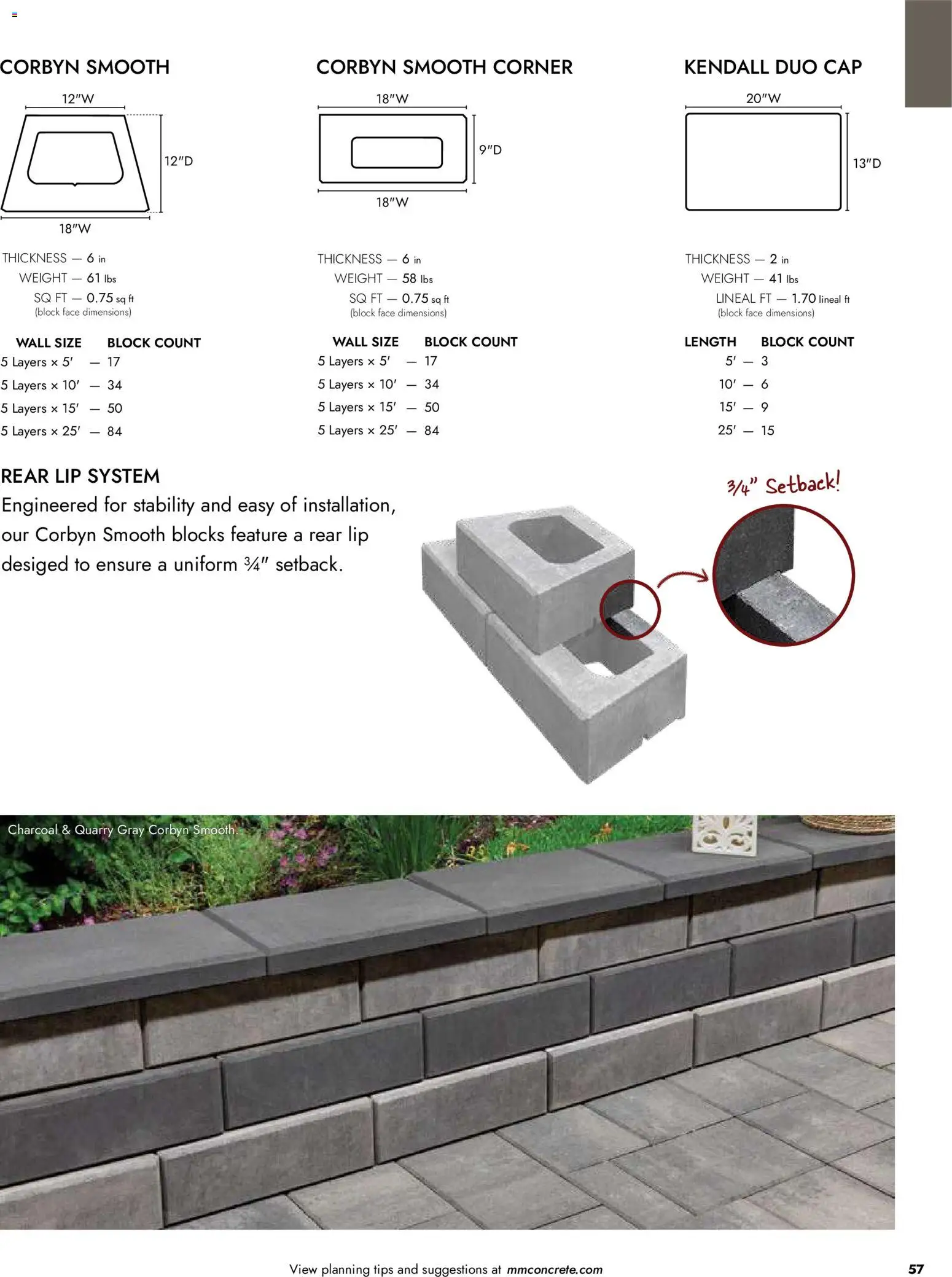Menards Landscape Catalog - valid from 02.04.2026 | Page: 57 | Products: Cap, Weight