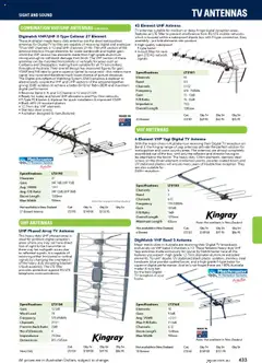 Preview of Jaycar Engineering & Scientific Catalogue 2025/2026  - valid from 09.07.2025 | Page: 433 | Products: Picture, Antenna, Digital, Mobile