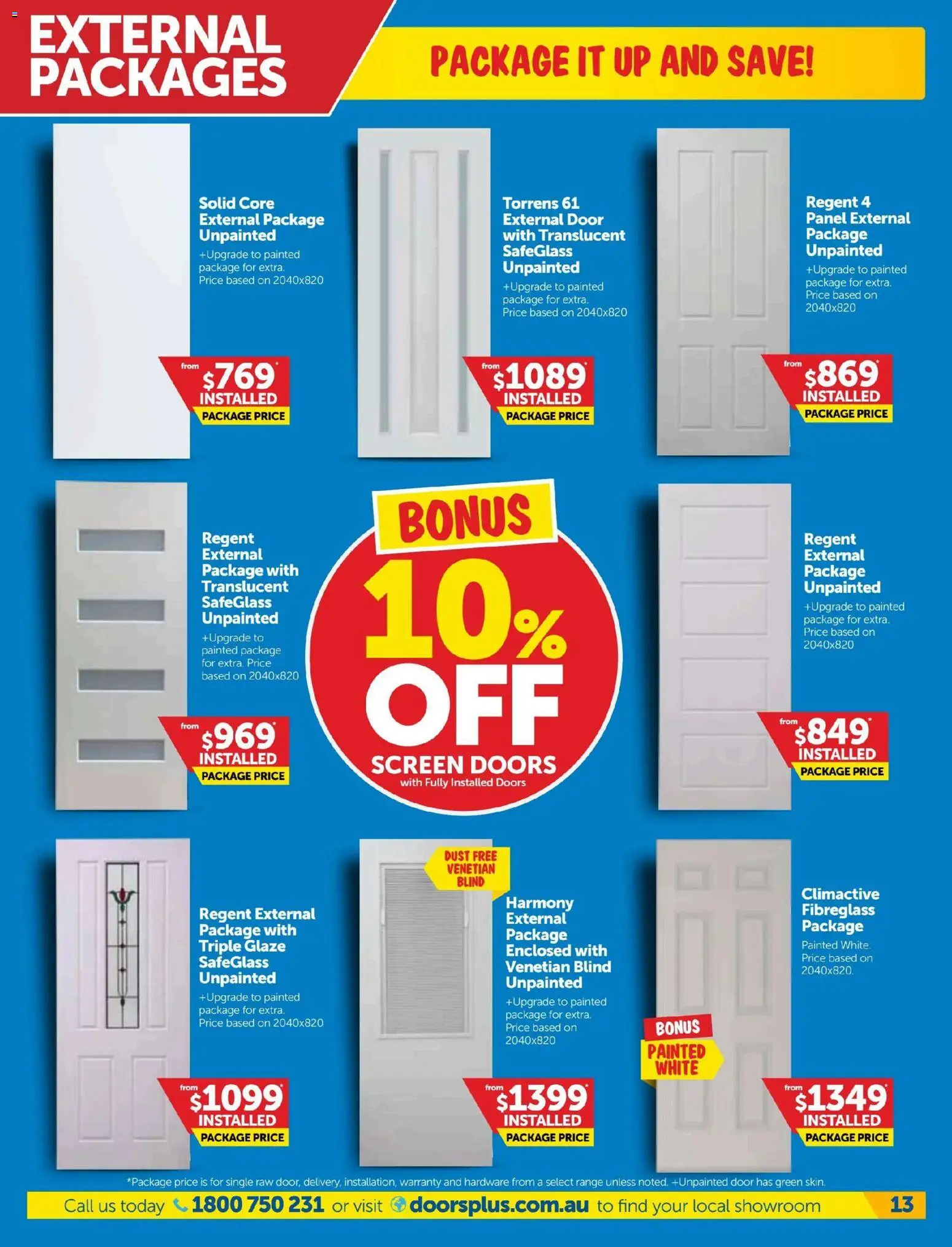 Doors Plus catalogue - valid from 01.05.2026 | Page: 13 | Products: Door, Screen