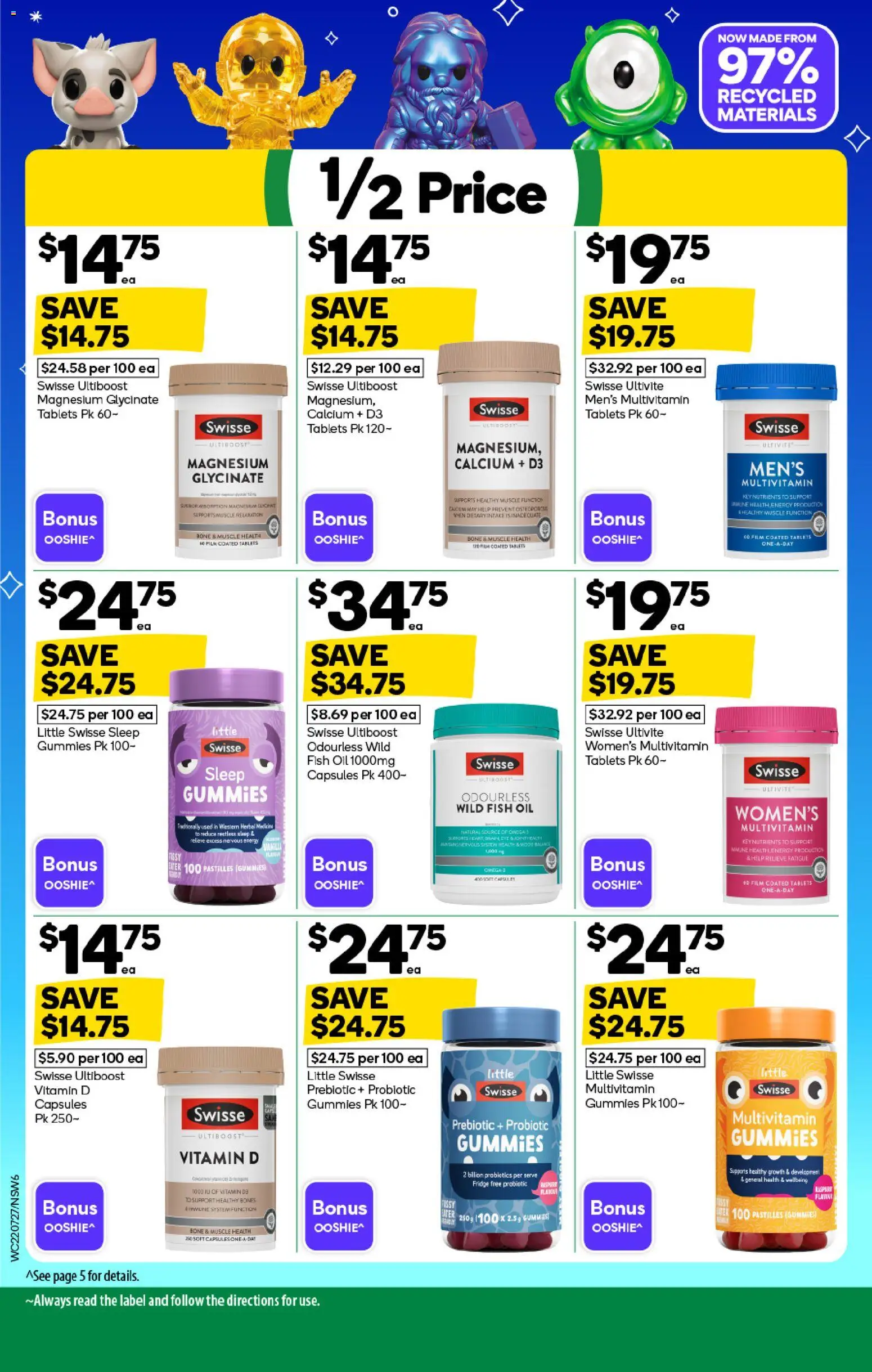 Woolworths catalogue - valid from 22/07/2026 | Page: 6 | Products: Oil, Fish oil, Herbal, Tablets