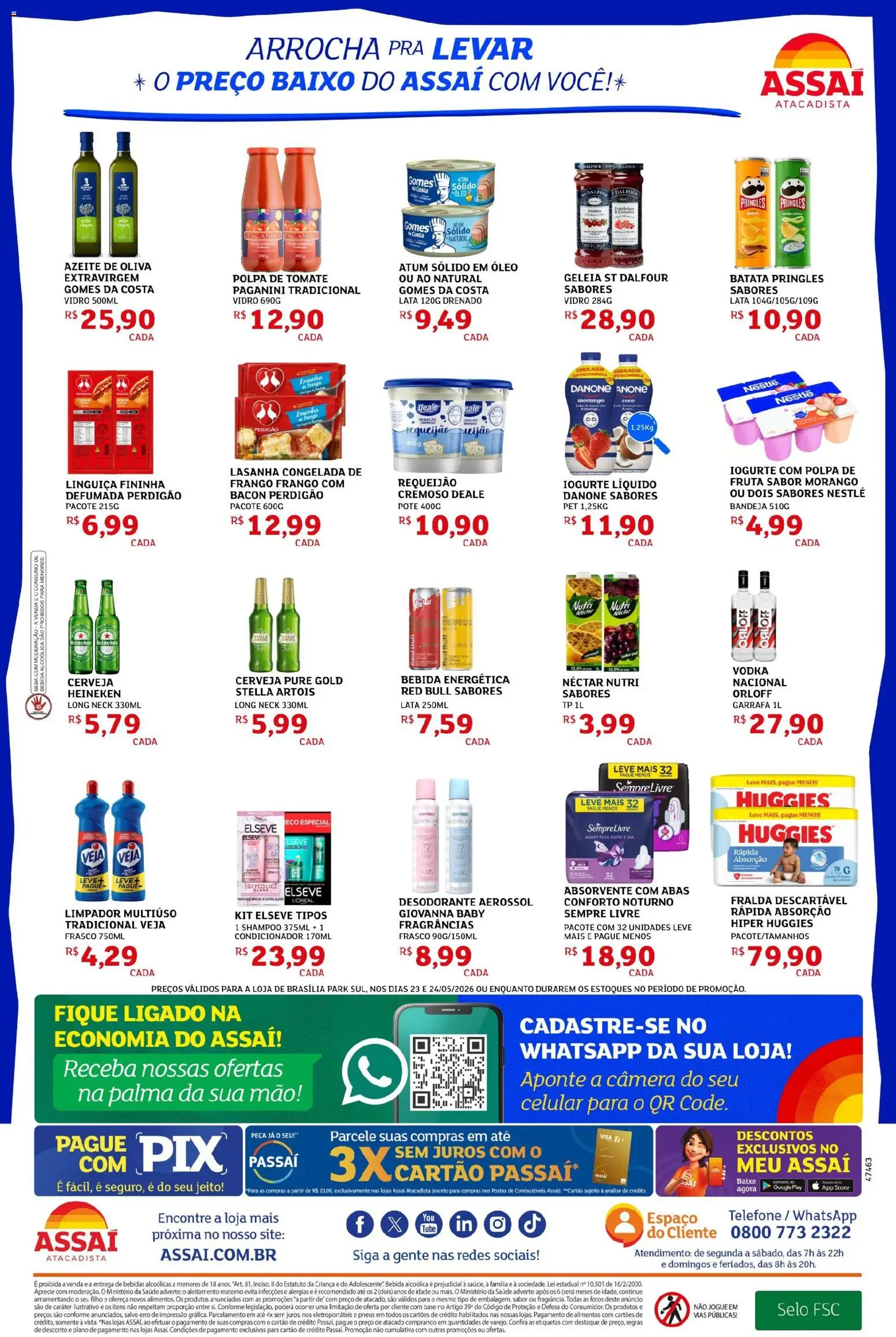 Assaí Atacadista Folheto - válido de 23.05.2026 | Página: 2 | Produtos: Coco, Desodorante, Base, Vodka