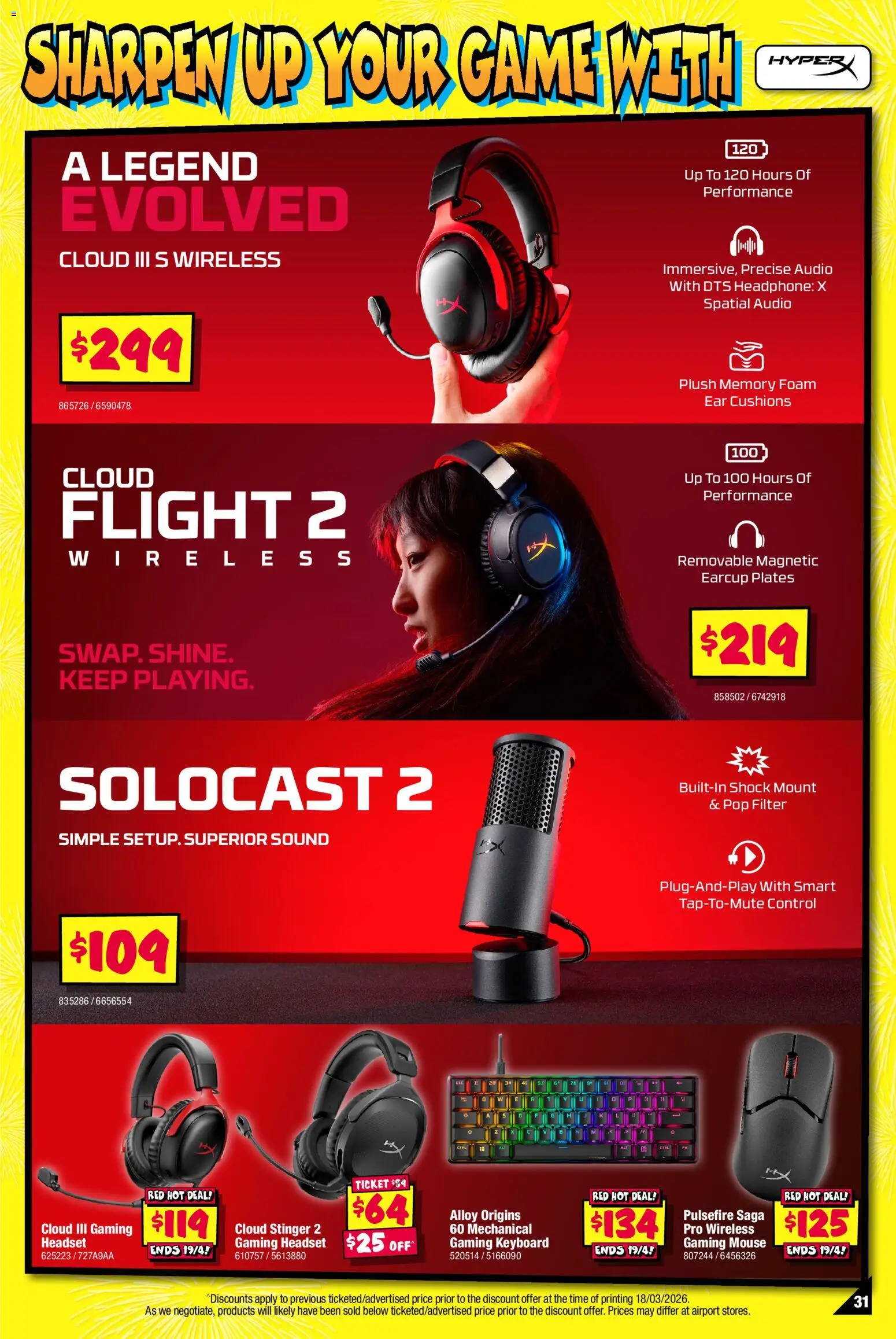 JB Hi-Fi catalogue - valid from 30/03/2026 | Page: 31 | Products: Mouse, Keyboard, Audio, Game