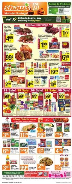Preview of Shaw's weekly ads valid from 10/23/2026