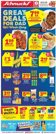 Preview of Schnucks weekly ads valid from 17.06.2026