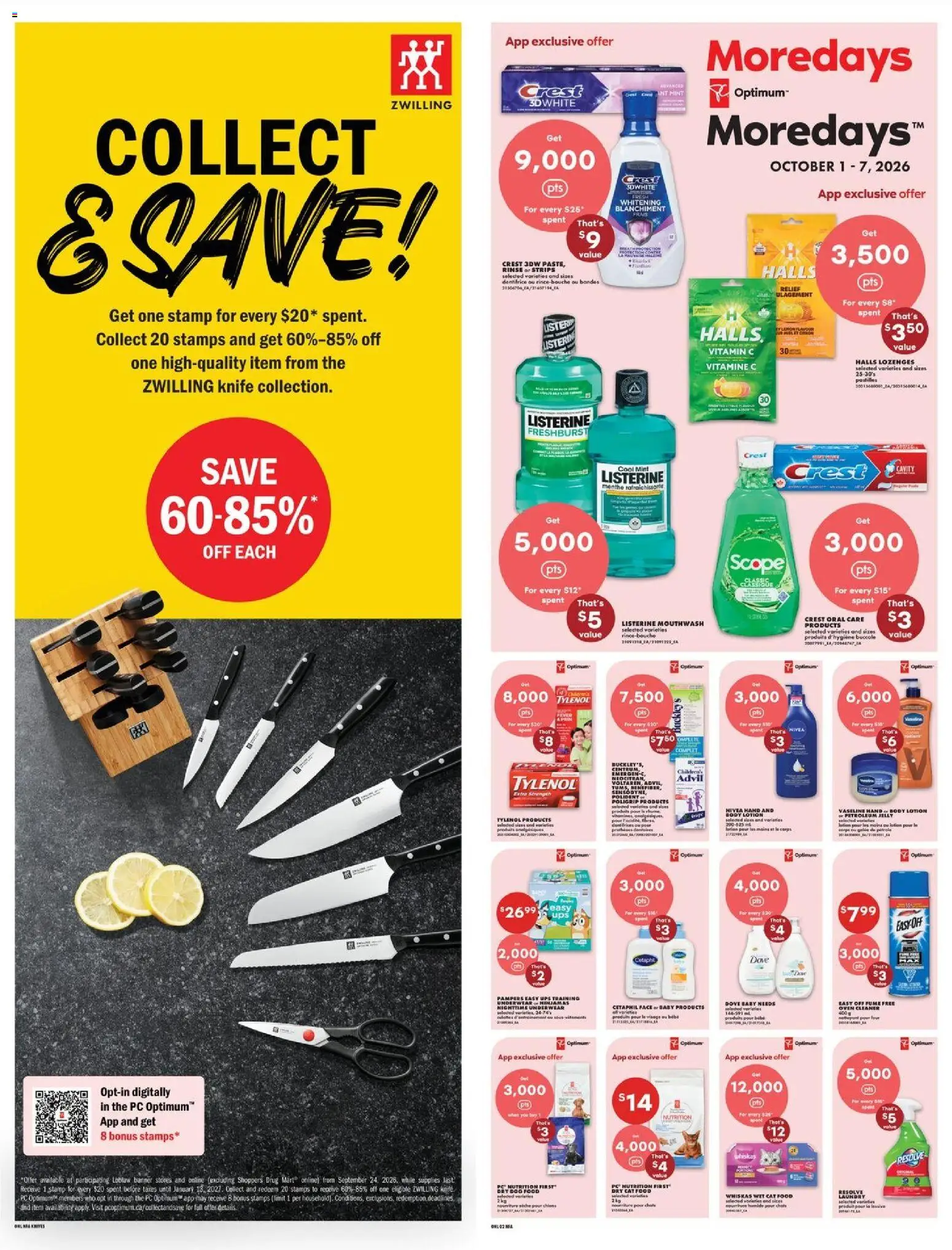 No Frills flyer valid from Oct 1, 2026 | Page: 6 | Products: Oven, Listerine, Mouthwash, Underwear