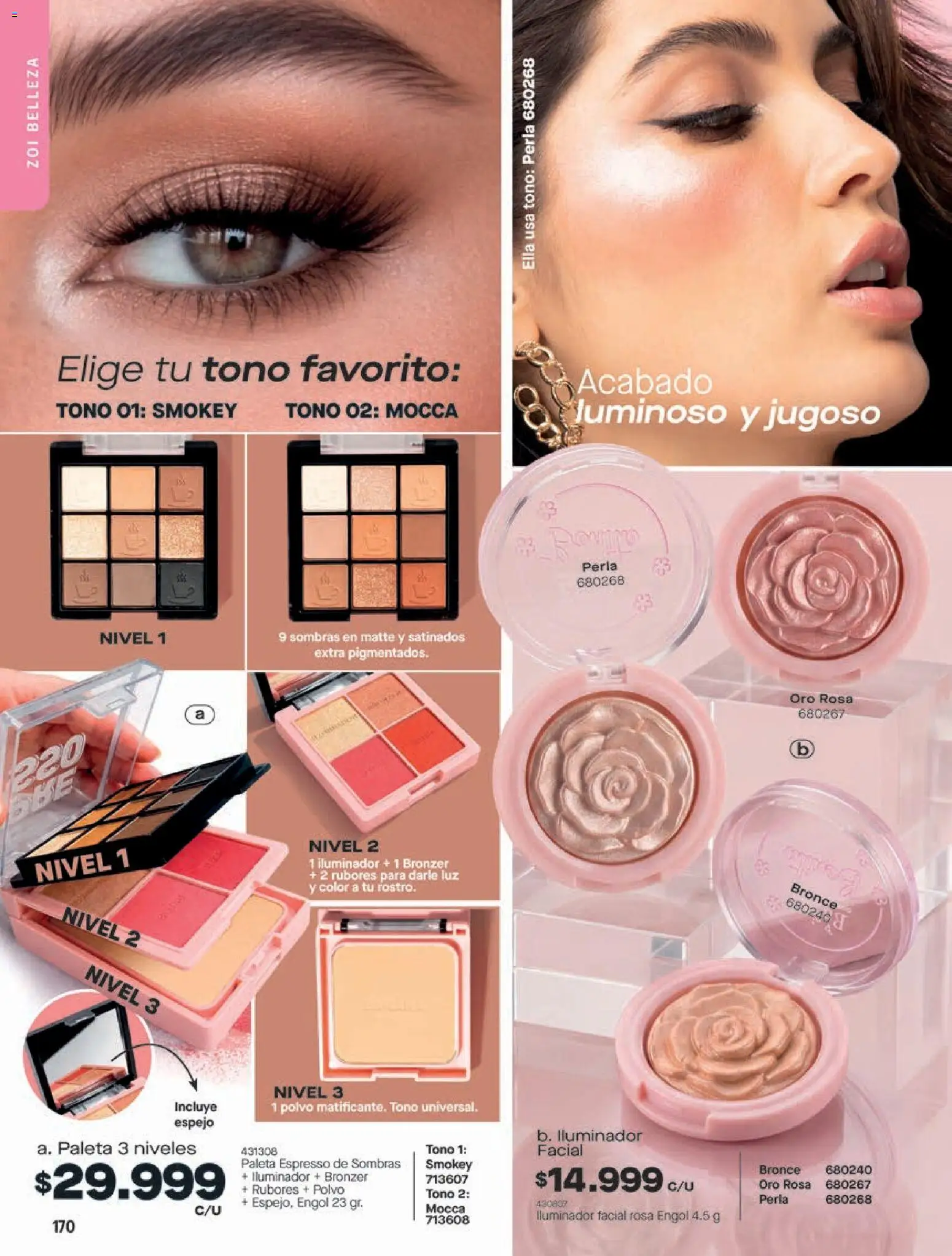 Pacifika revista - valida desde el 18/10/2026 | Página: 170 | Productos: Iluminador, Espejo, Polvo