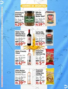 Supermercado Dalben ofertas Feira Sabores do Mundo - Pré-Visualização do folheto da loja Supermercado Dalben, válido de 03/07/2026 | Página: 5 | Produtos: Vinho, Carne, Sal, Frango