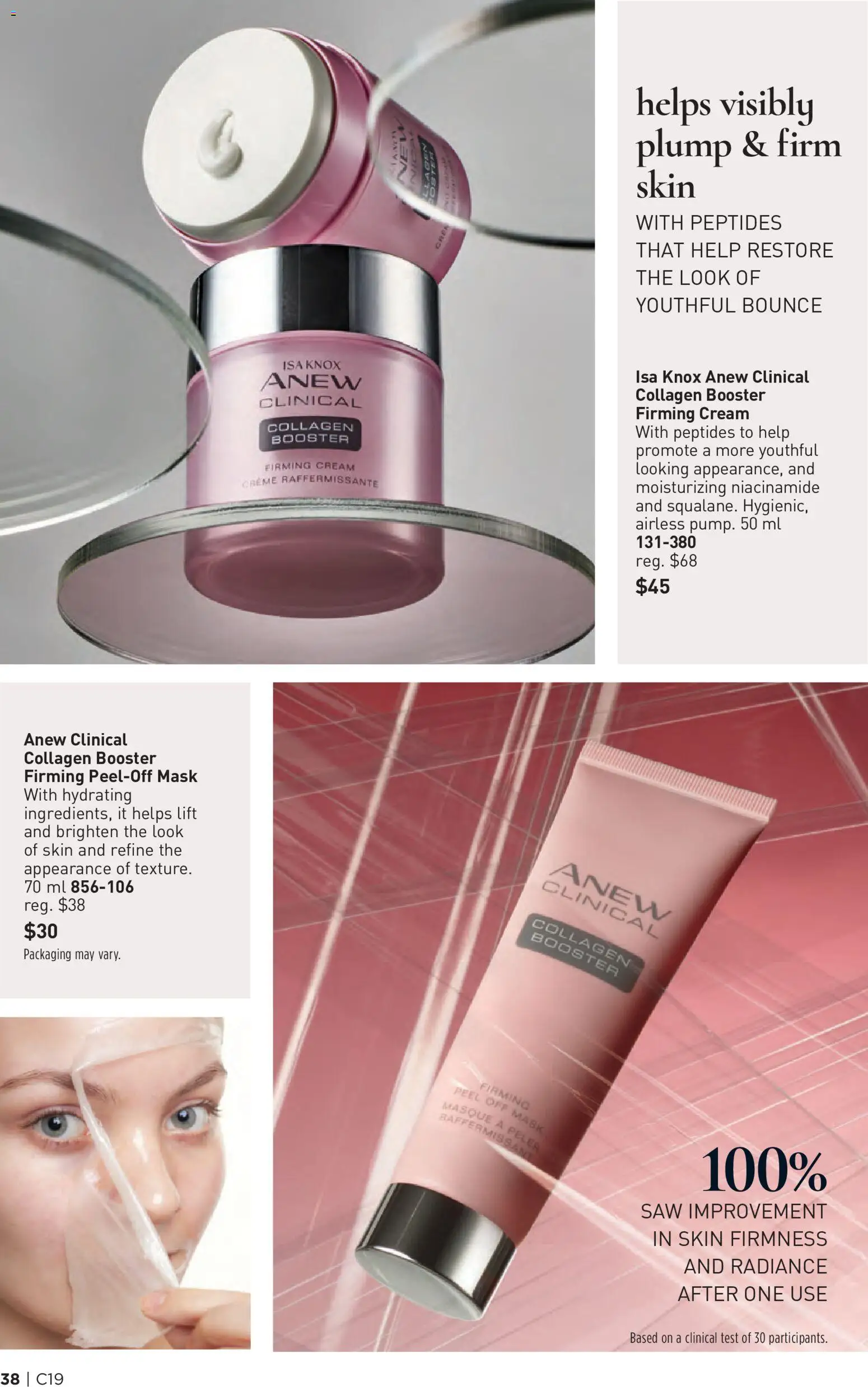Avon flyer valid from Sep 9, 2026 | Page: 38 | Products: Cream, Mask