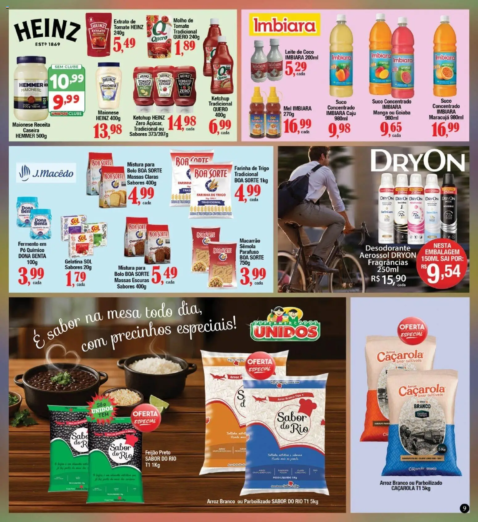 Supermercados Unidos Folheto - válido de 01/09/2026 | Página: 9 | Produtos: Caçarola, Chocolate, Suco, Manga