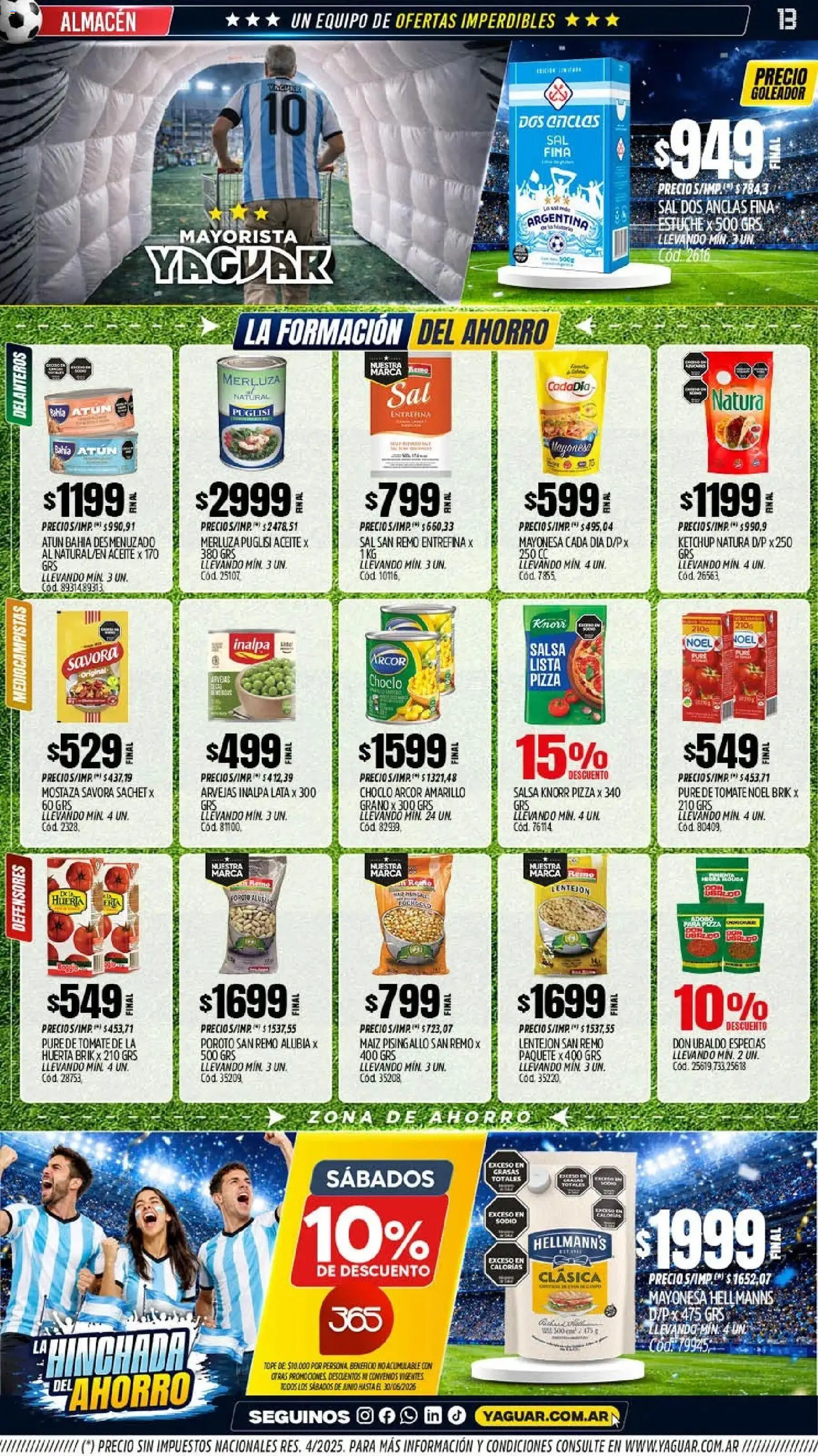Yaguar - Oferta Semanal Trelew │ válido desde el 22/06/2026 | Página: 13