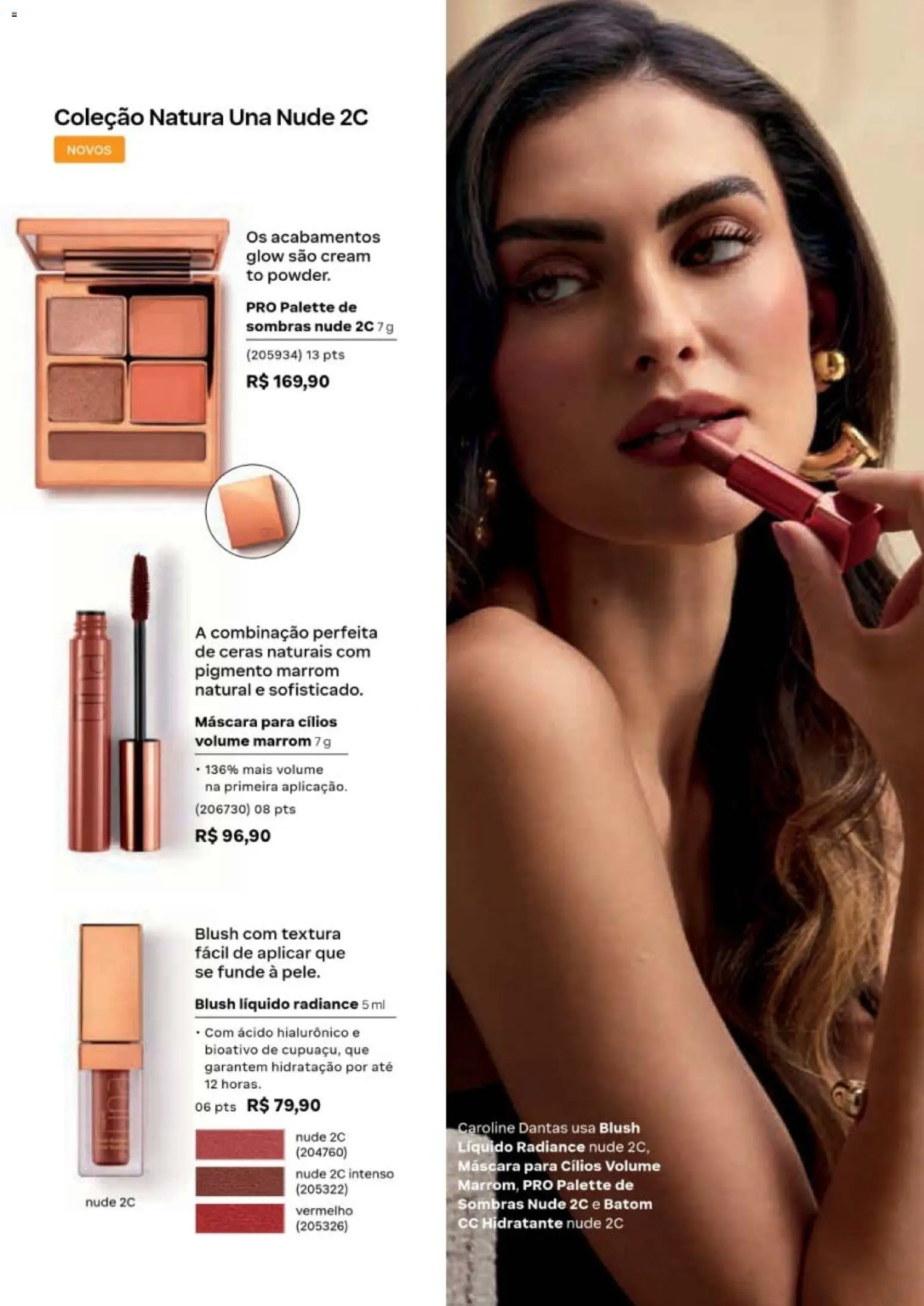 Natura Folheto - válido de 19/07/2026 | Página: 82 | Produtos: Blush, Máscara para cílios, Batom