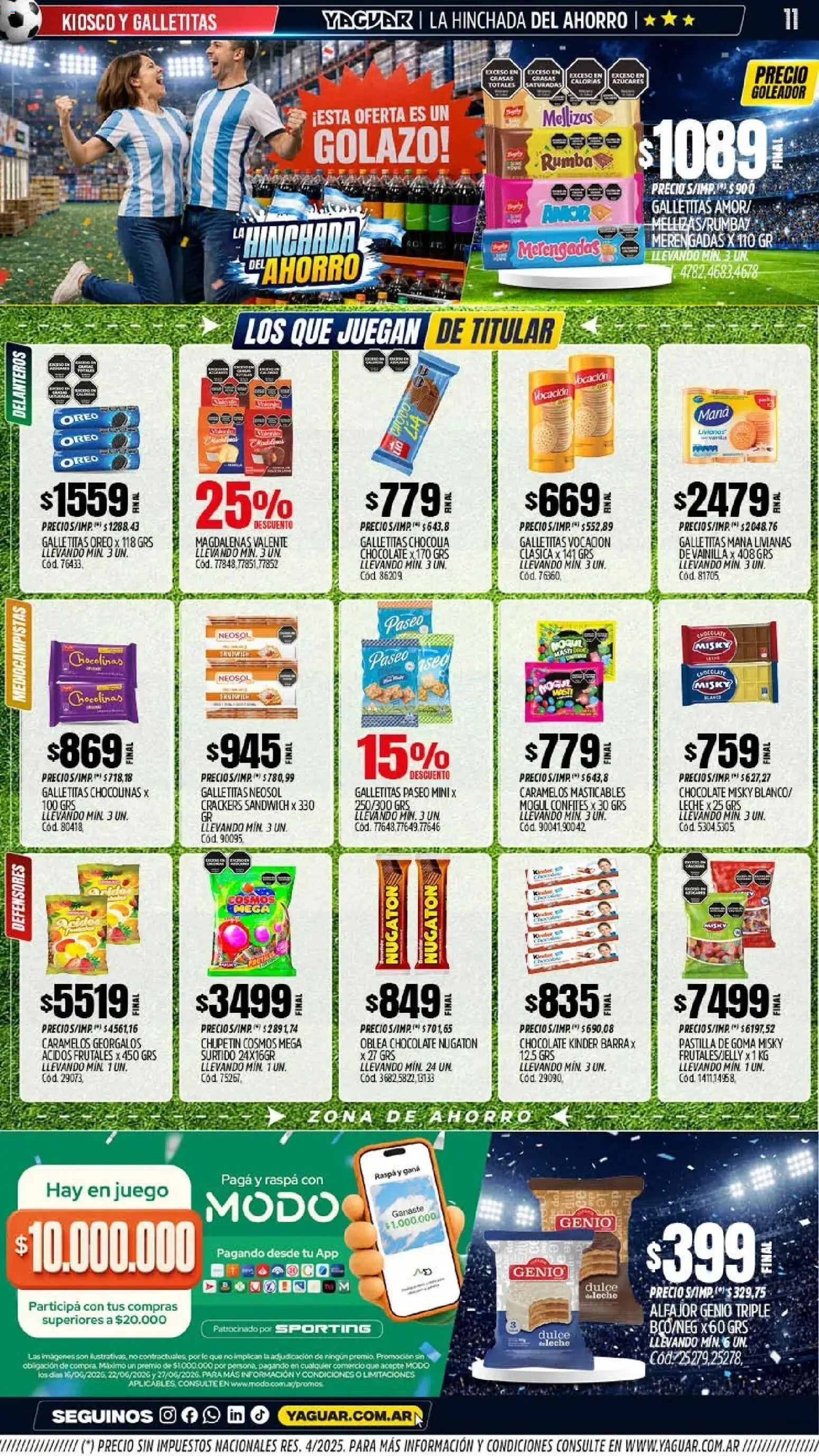 Yaguar catálogo │ válido desde el 22/06/2026 | Página: 11