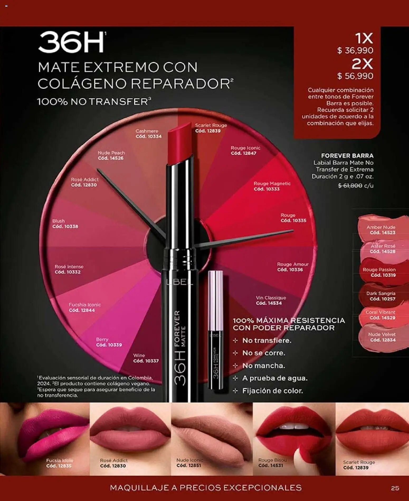 L'Bel revista - valida desde el 07/09/2026 | Página: 25 | Productos: Maquillaje, Combinación