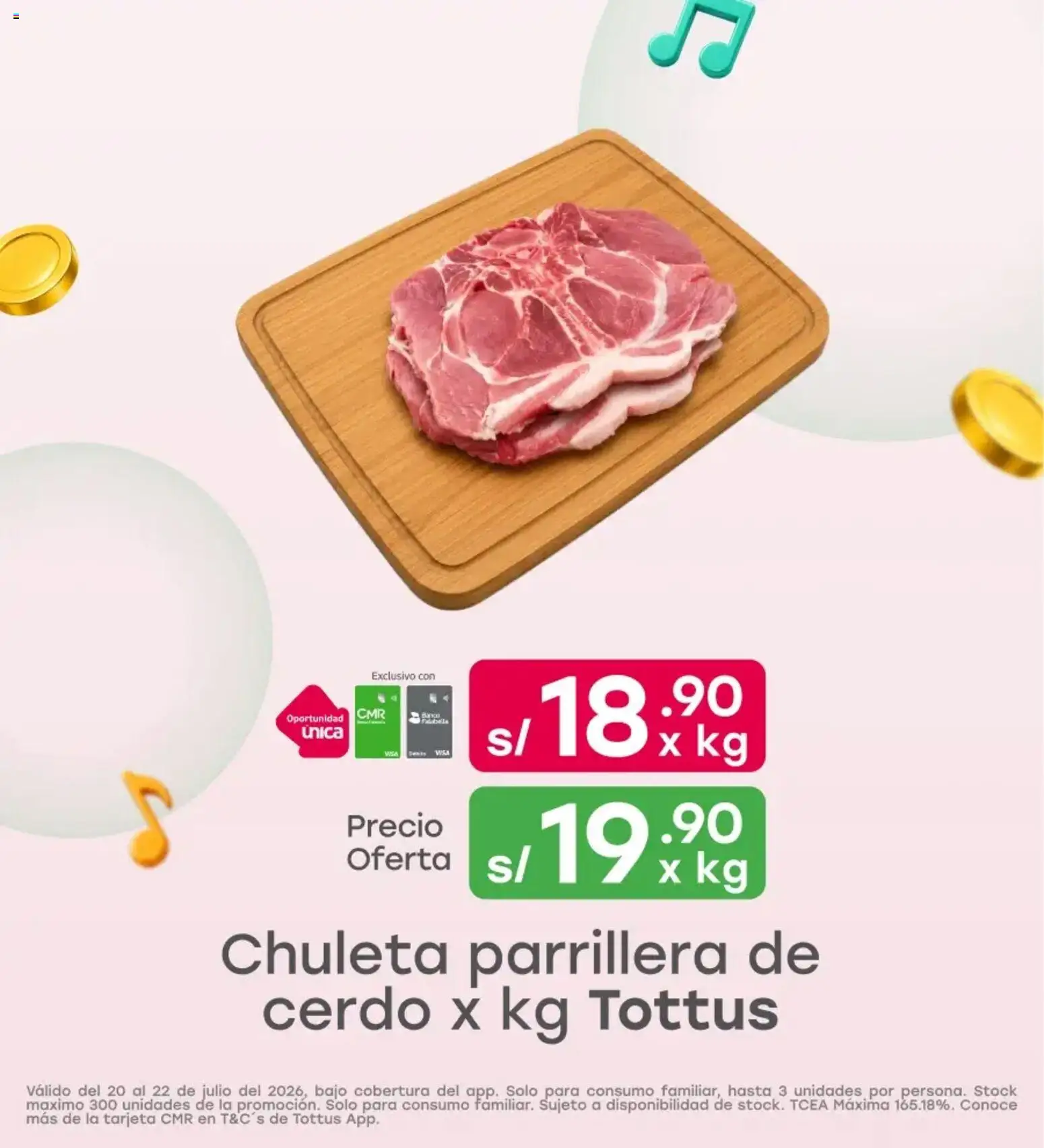 Catálogo Tottus válido desde 20/07/2026 | Página: 2 | Productos: Cerdo
