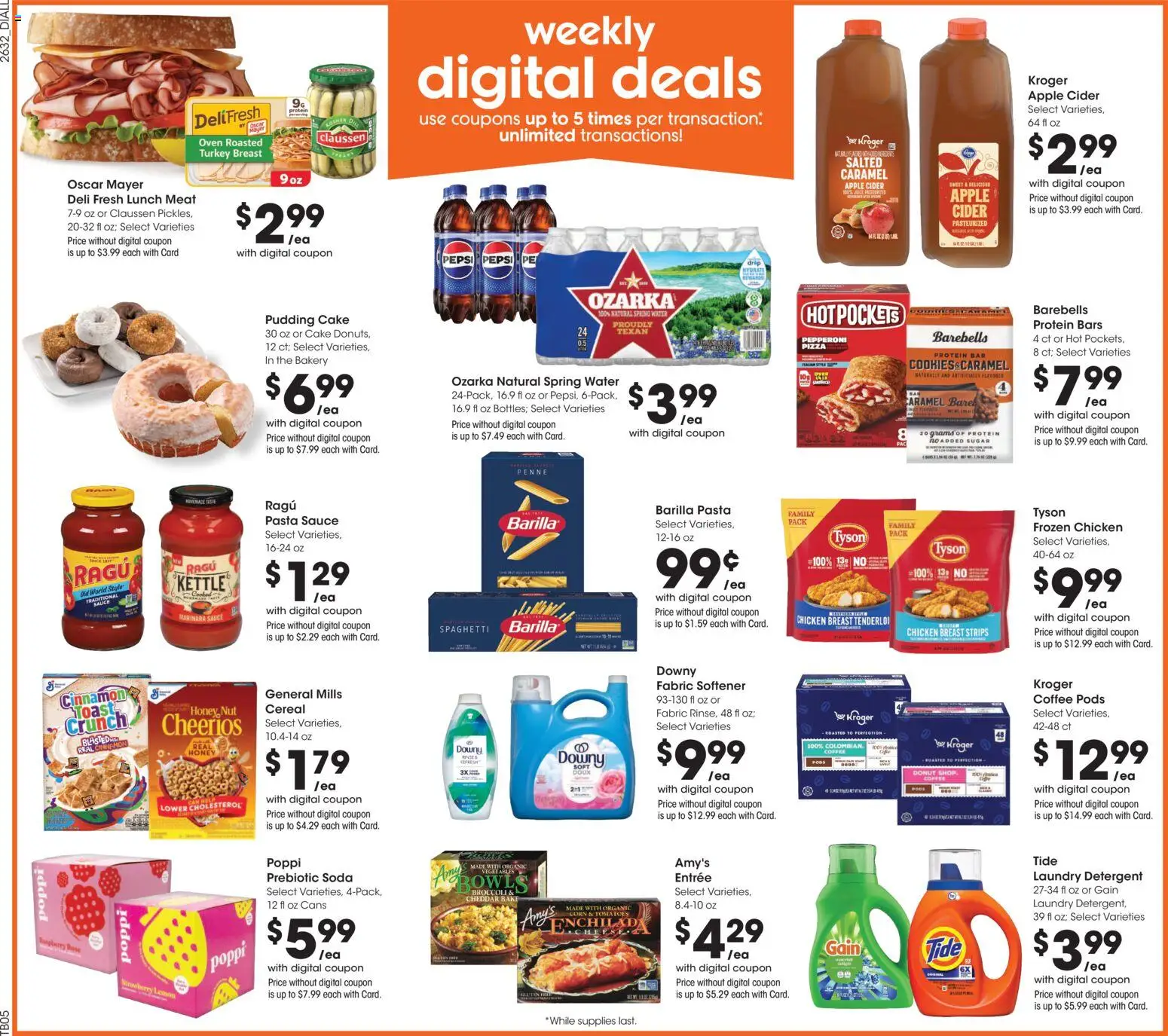 Dillons Weekly Ad - valid from 09/09/2026 | Page: 2 | Products: Coffee, Fabric softener, Barilla, Oven