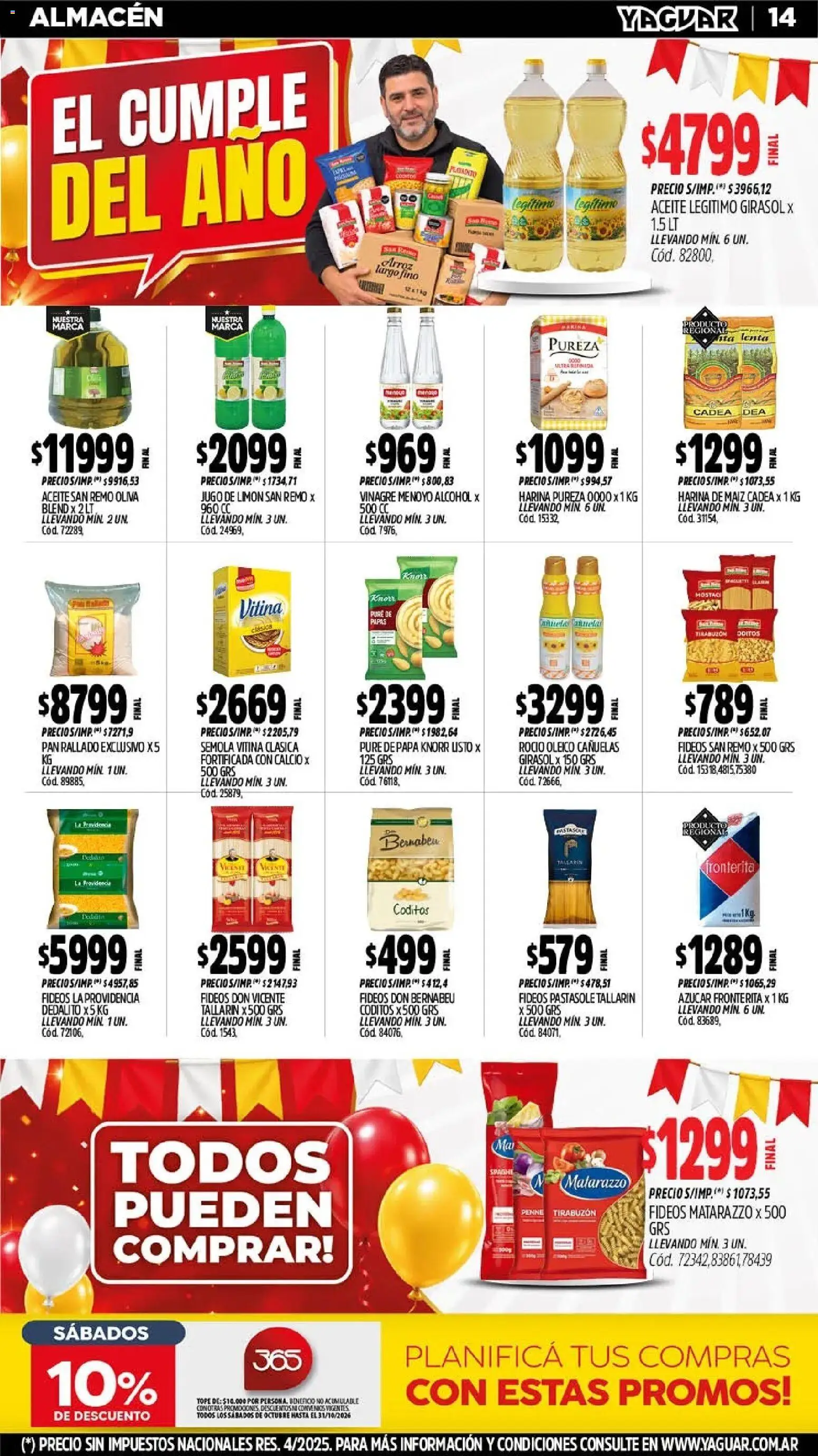 Yaguar - Oferta Semanal San Juan │ válido desde el 05/10/2026 | Página: 11