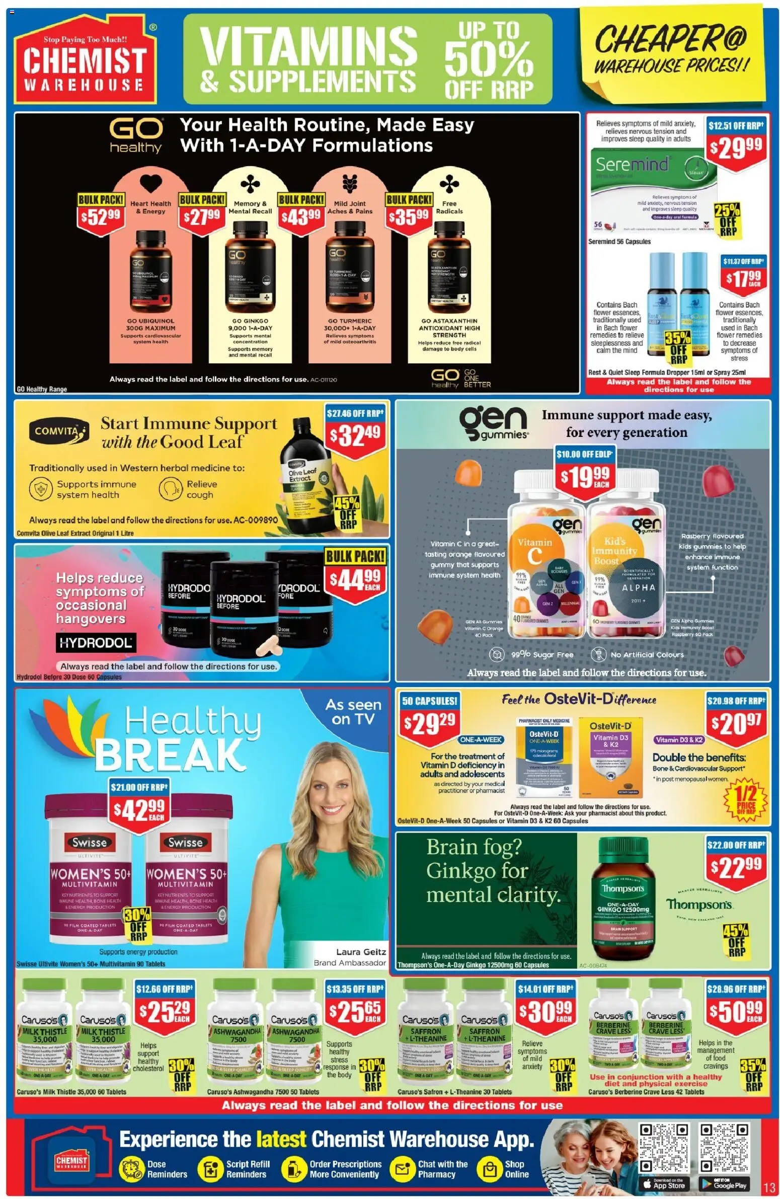   ﻿﻿Chemist Warehouse catalogue from 23/07/2026 > Big discounts — page 13