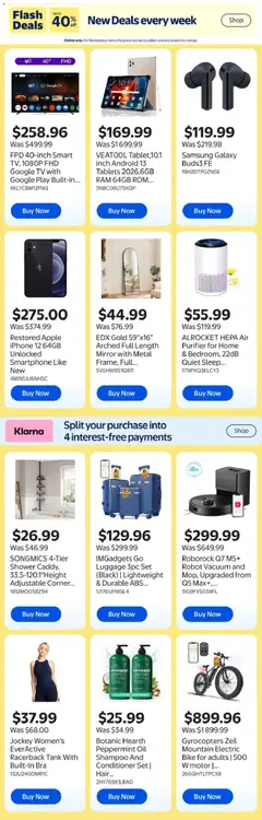 Preview of SONGMICS 4-Tier Shower Caddy, 33.5-120.1"Height Adjustable Corner..., SONGMICS 4-Tier Shower Caddy, 33.5-120.1"Height Adjustable Corner... from shop Walmart valid from Aug 27, 2026 | Page: 13 | Products: Tablet, Television, Air purifier, Shower