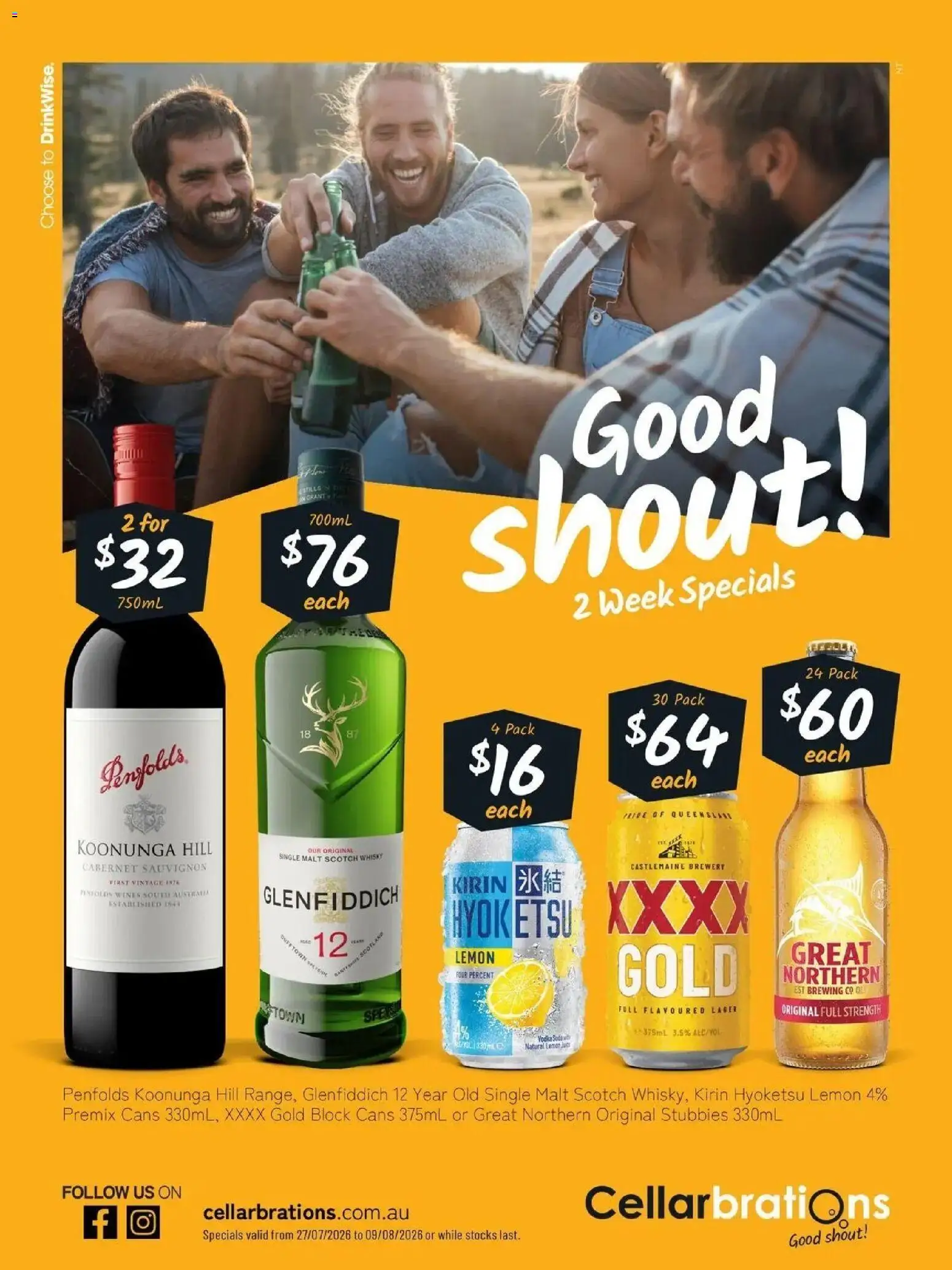 Cellarbrations catalogue - valid from 27/07/2026 | Page: 1 | Products: Vodka, Lemon, Scotch
