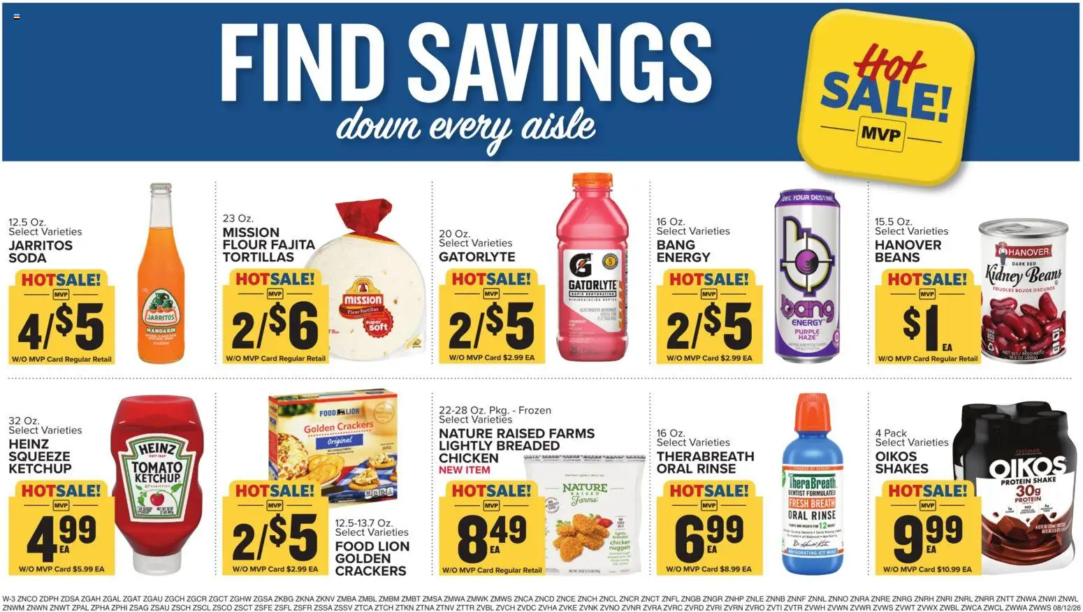 Food Lion Weekly Ad - valid from 08/12/2026 | Page: 15 | Products: Ketchup, Tomato, Flour, Beans