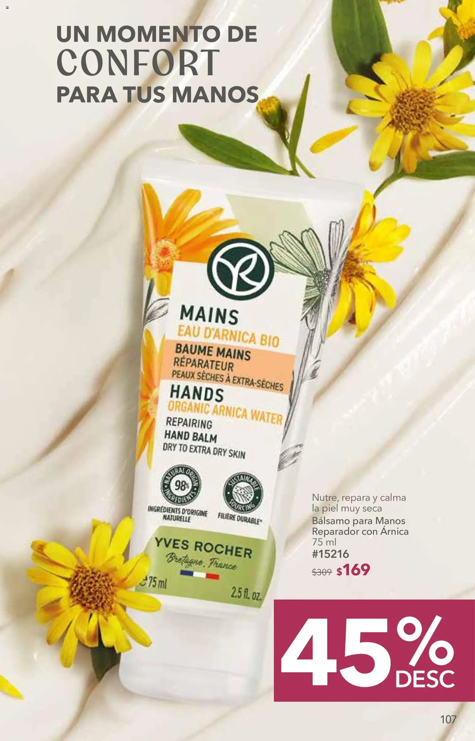 Nuevas ofertas de Yves Rocher válidas en toda la República Mexicana desde el 25/08/2026. ¡Encuentra las mejores ofertas en Yves Rocher campaña 12 2026! | Página: 109 | Productos: Bálsamo