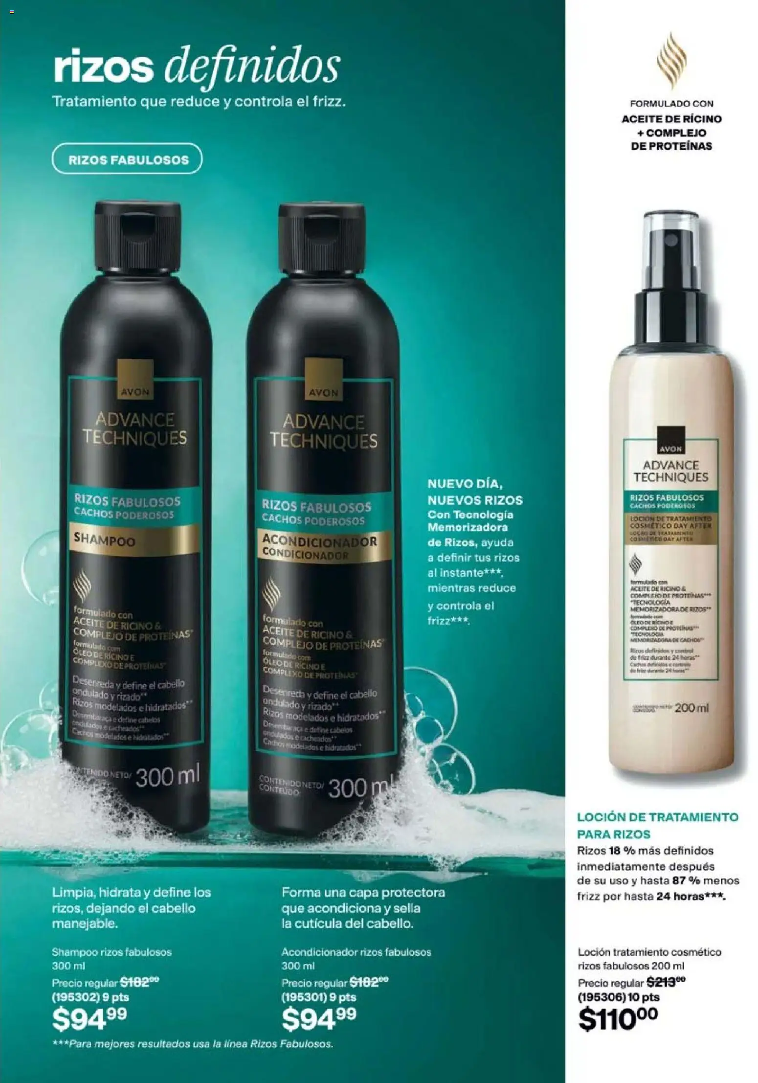 Nuevas ofertas de AVON válidas en toda la República Mexicana desde el 20/08/2026. ¡Encuentra las mejores ofertas en AVON campaña 12 2026! | Página: 153 | Productos: Aceite, Loción, Acondicionador