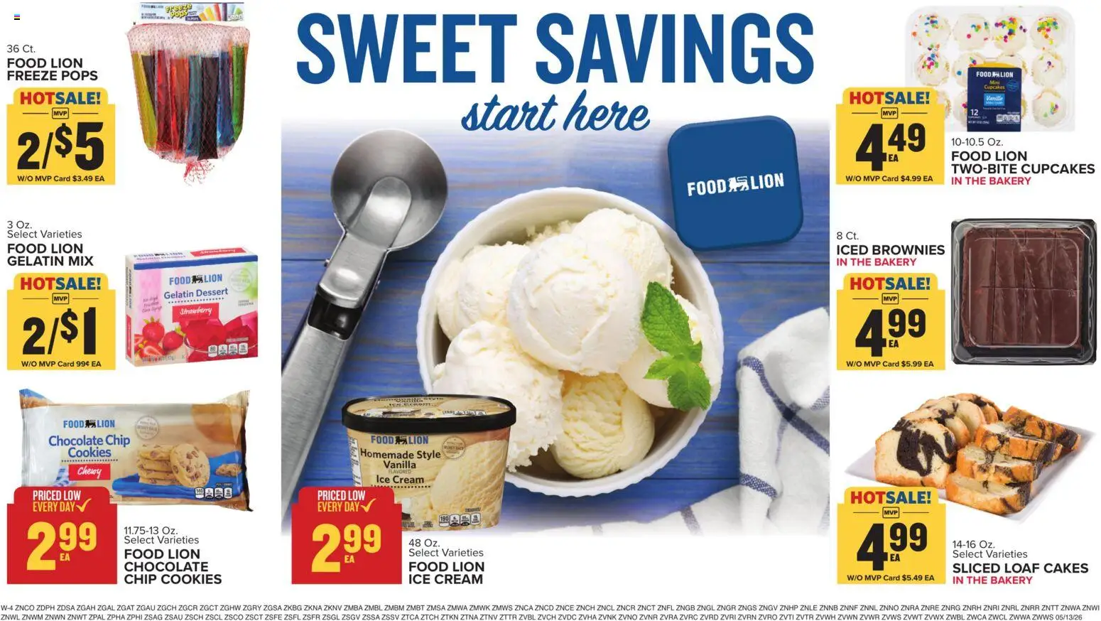 Food Lion Weekly Ad - valid from 13.05.2026 | Page: 17 | Products: Bakery, Cream, Cookies, Chocolate Chip