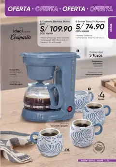 Vista previa de folleto Azzorti plus catálogo  - Campaña 13 de la Azzorti válido desde 14/08/2026 | Página: 93 | Productos: Cafetera