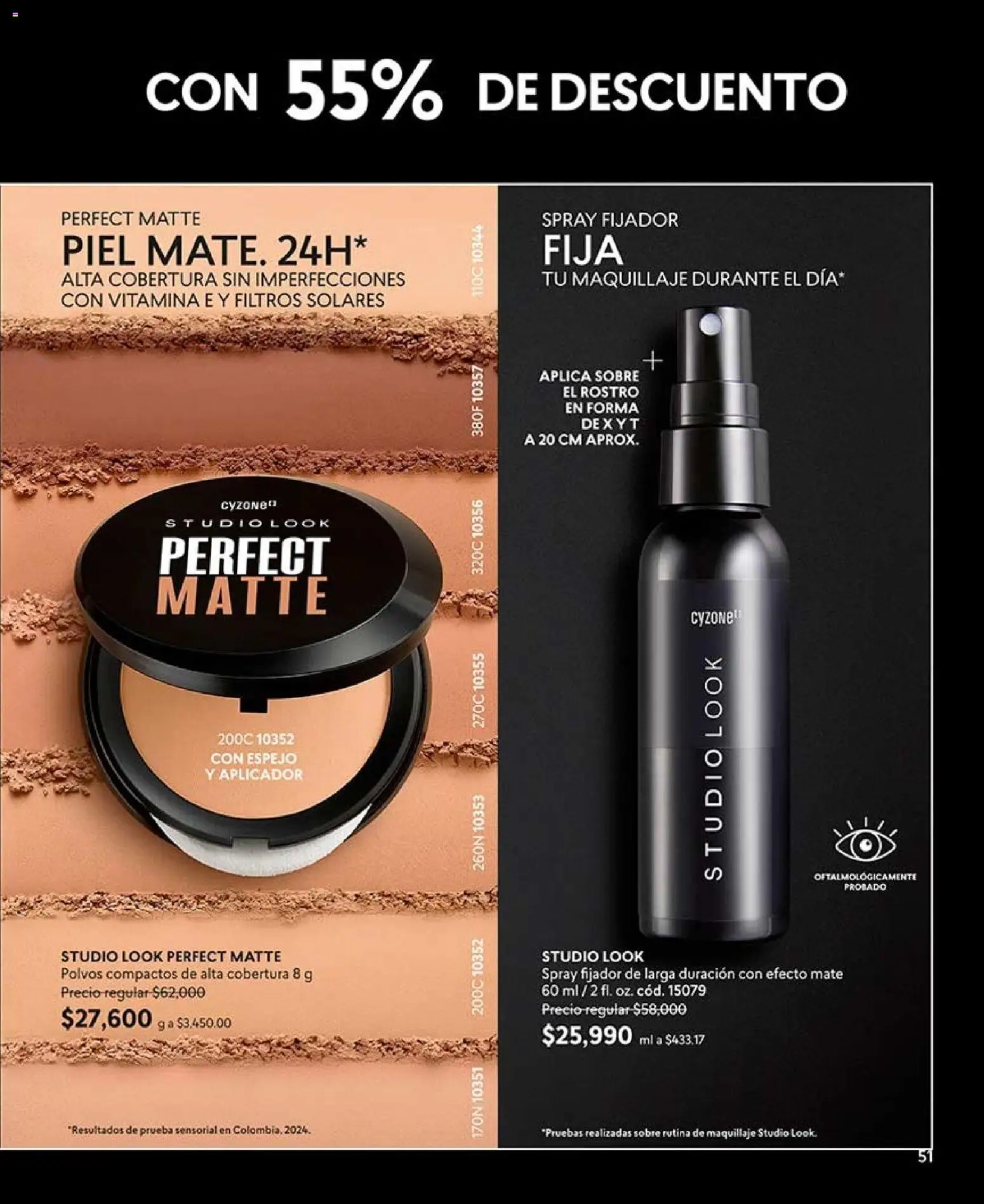CyZone revista - valida desde el 17/08/2026 | Página: 51 | Productos: Fijador, Sobre, Espejo, Maquillaje