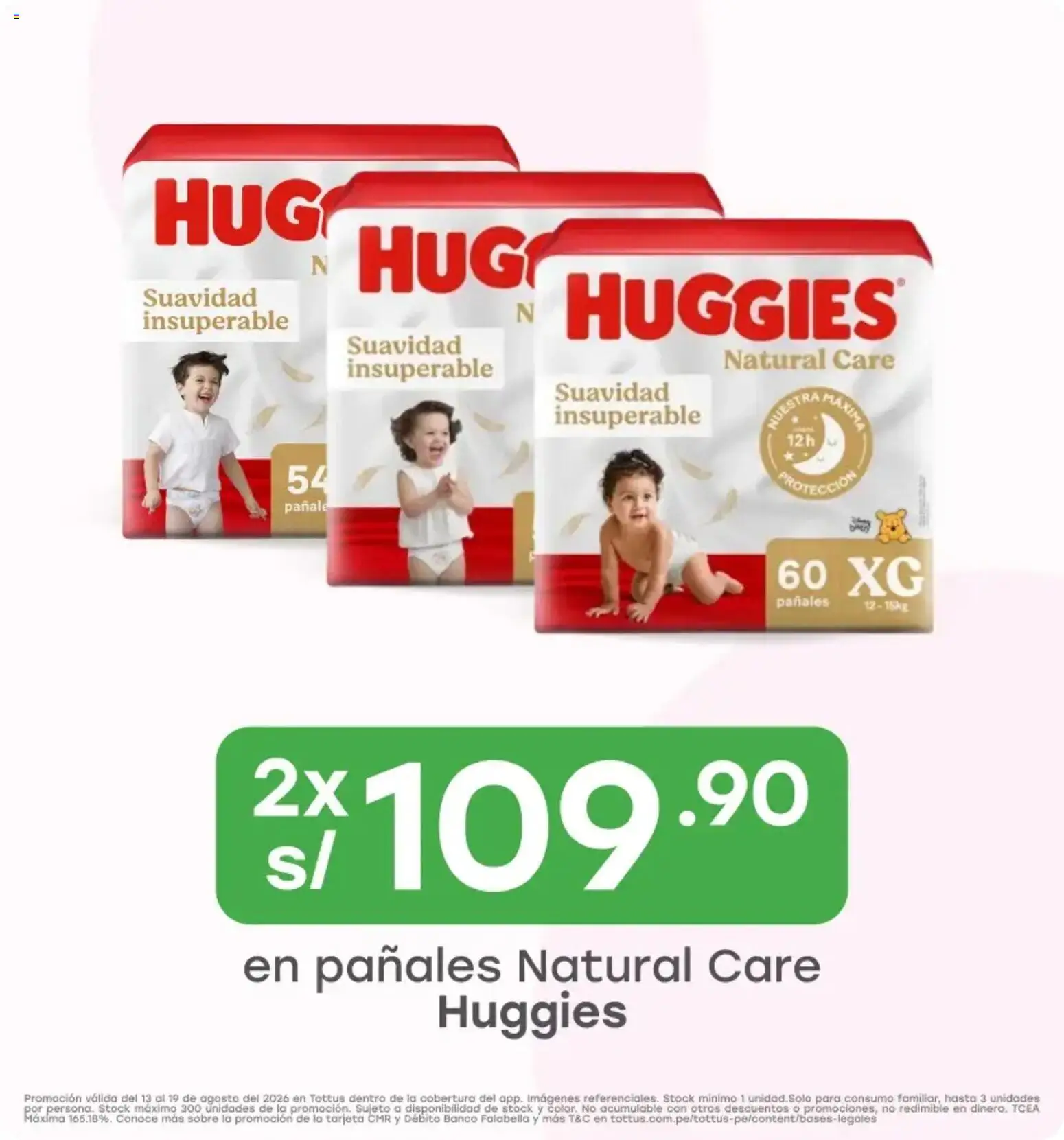 Catálogo Tottus válido desde 13/08/2026 | Página: 1 | Productos: Pañales