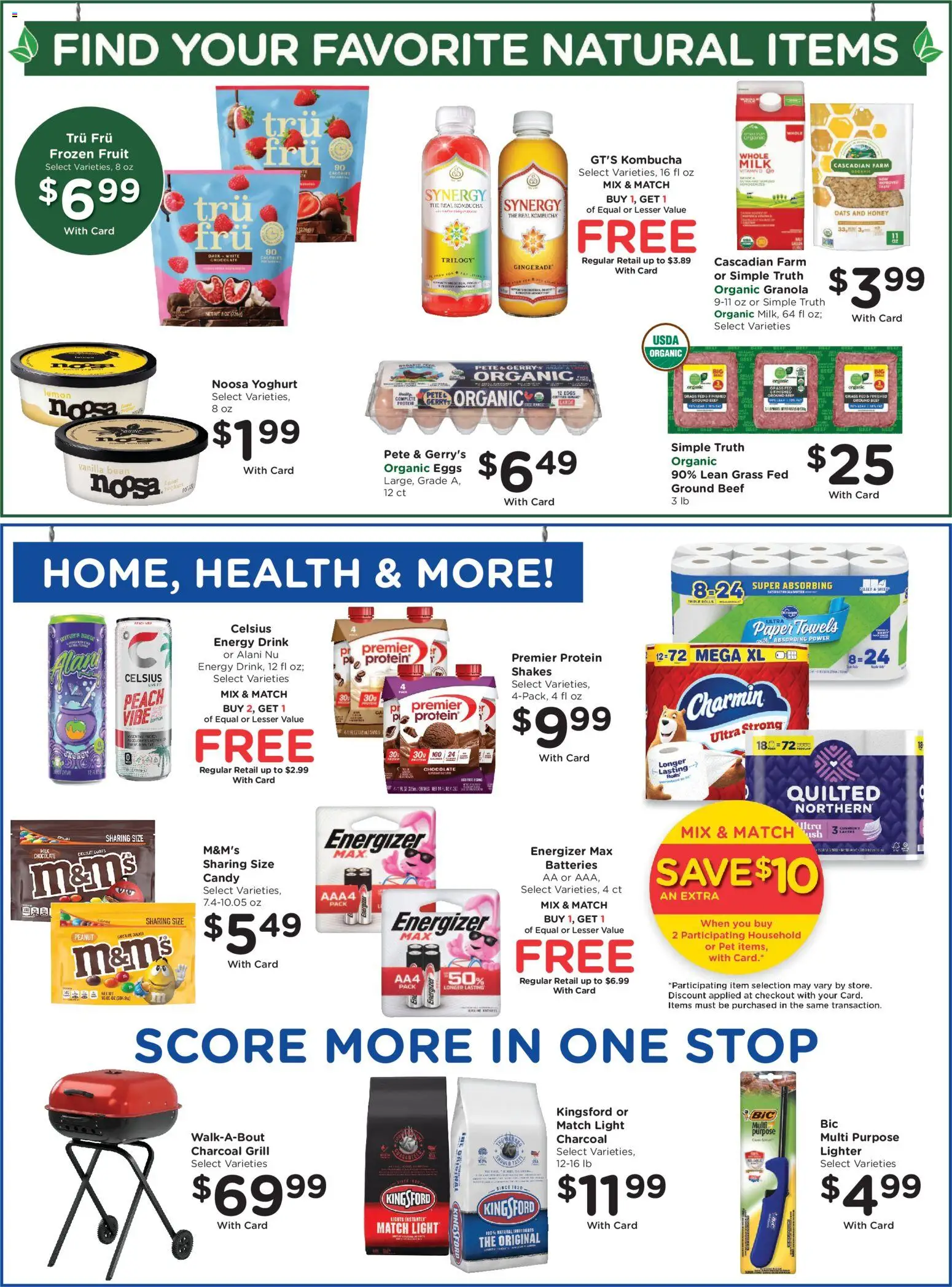 Dillons Weekly Ad - valid from 08/12/2026 | Page: 8 | Products: Charcoal, Eggs, Peach, Energy drink