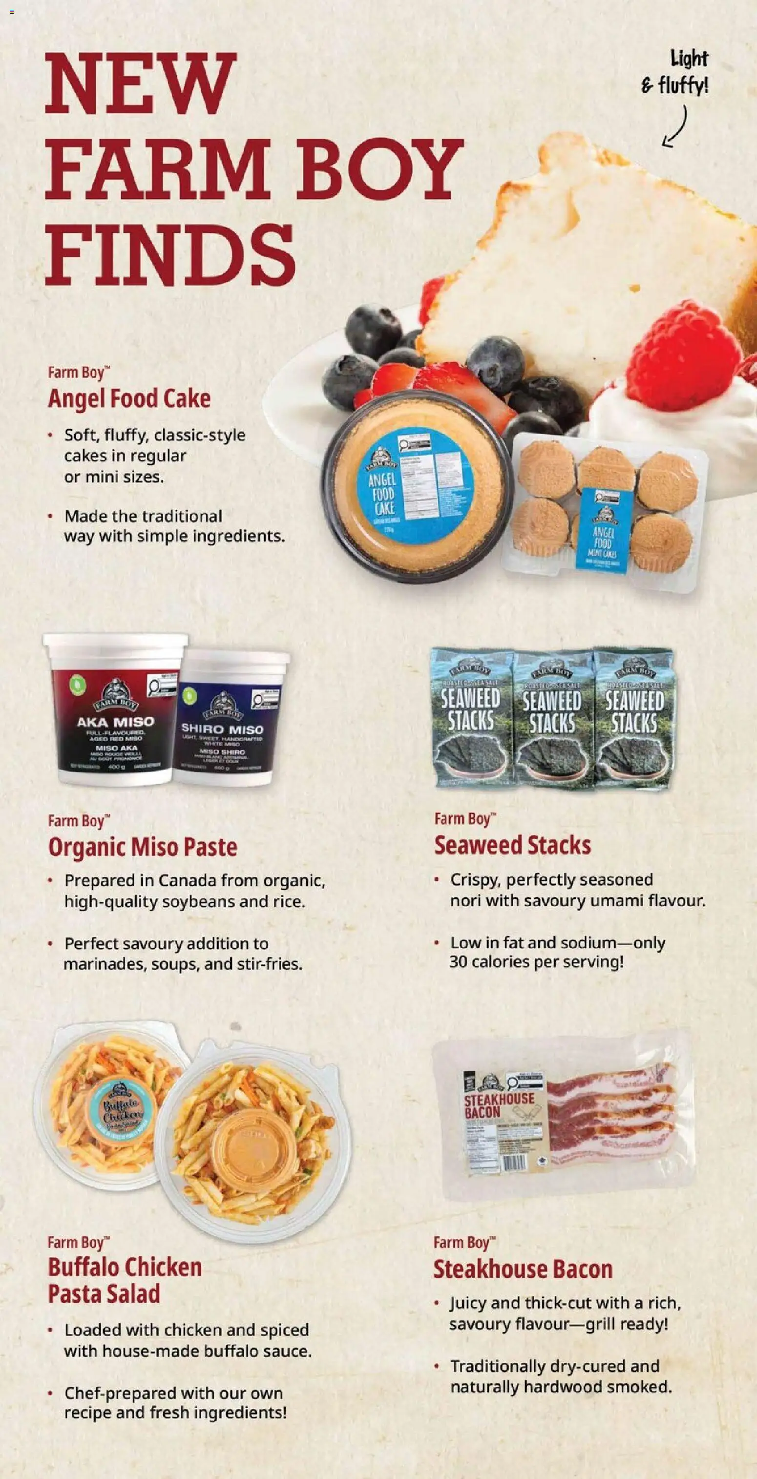 Farm Boy flyer valid from 21.05.2026 | Page: 5 | Products: Pasta, Salad, Chicken