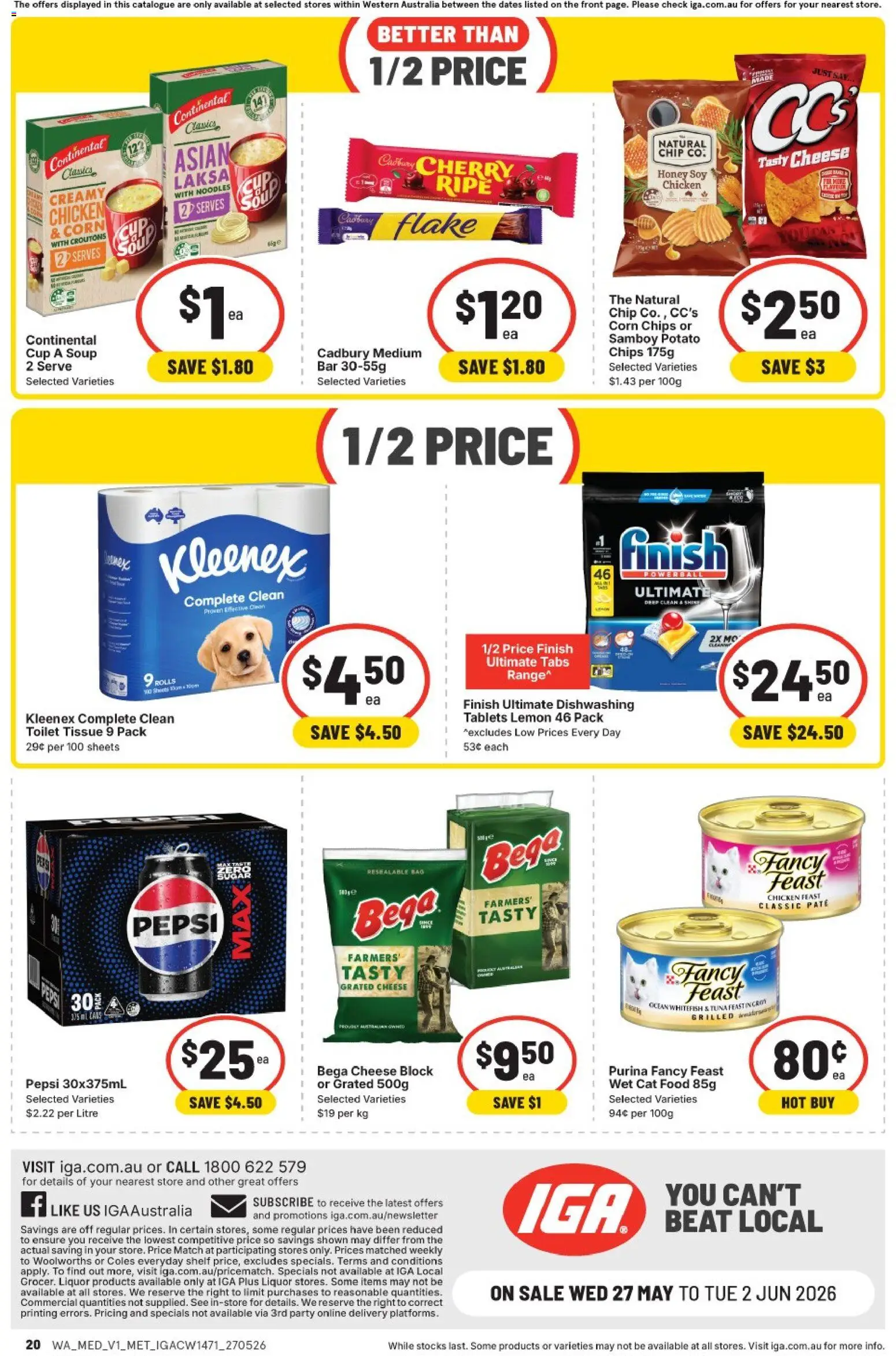 IGA catalogue - valid from 27.05.2026 | Page: 17 | Products: Shelf, Toilet, Honey, Lemon