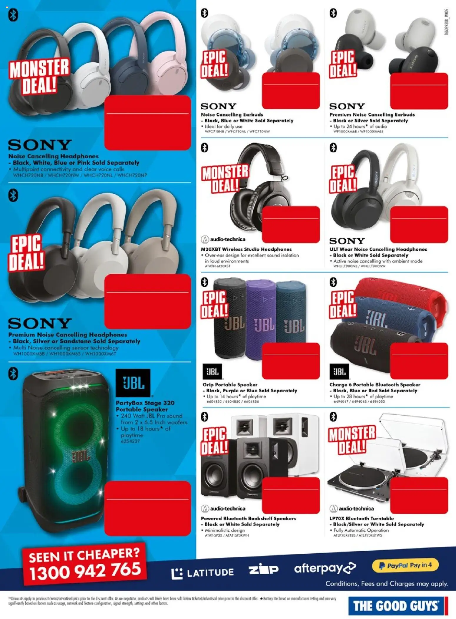 The Good Guys catalogue - valid from 29/07/2026 | Page: 20 | Products: Bookshelf, Battery, Audio, Headphones
