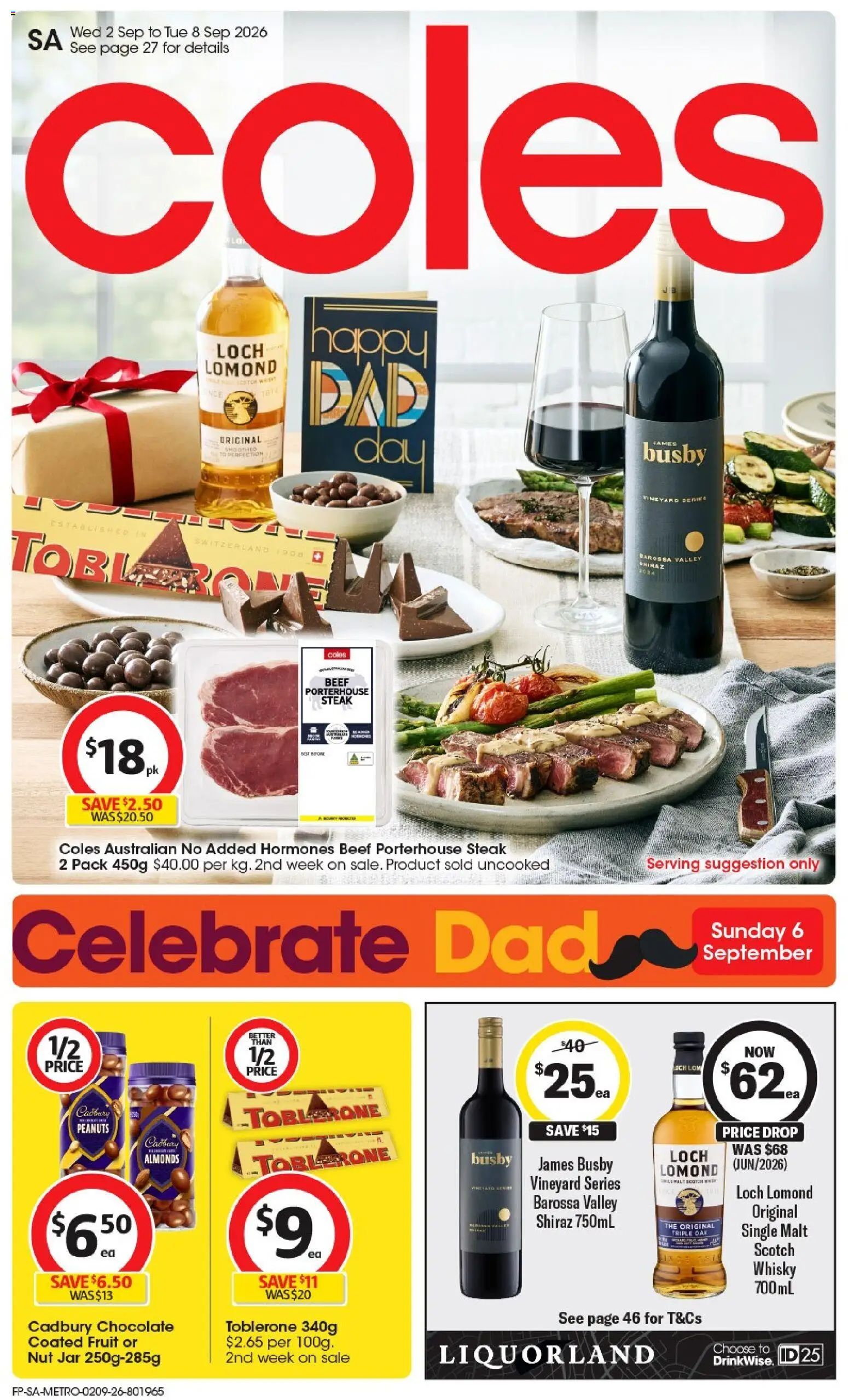 Coles catalogue - valid from 02/09/2026 | Page: 2 | Products: Scotch whisky, Beef, Fruit, Chocolate bar