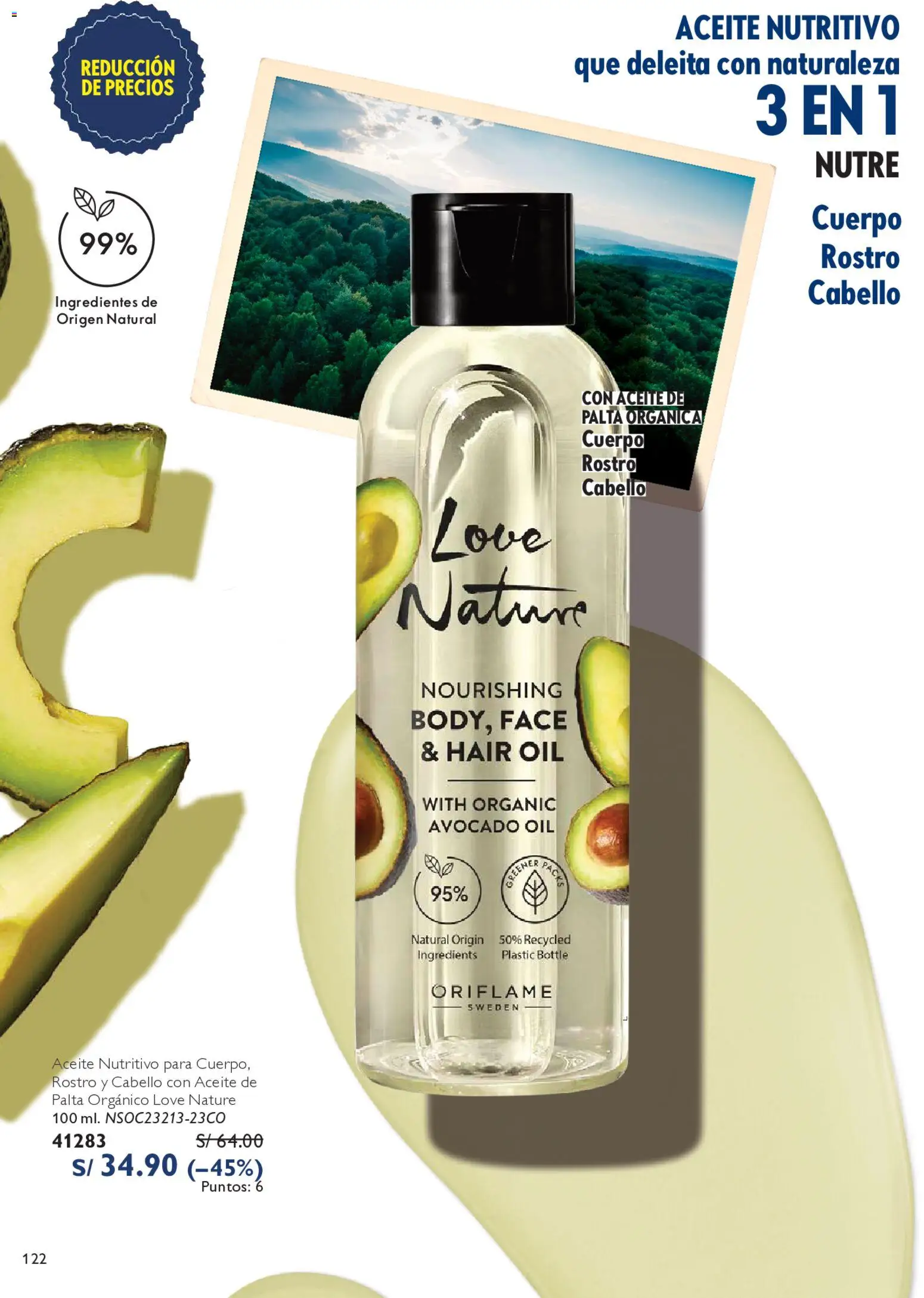 Catálogo Oriflame válido desde 09.05.2026 | Página: 124 | Productos: Aceite