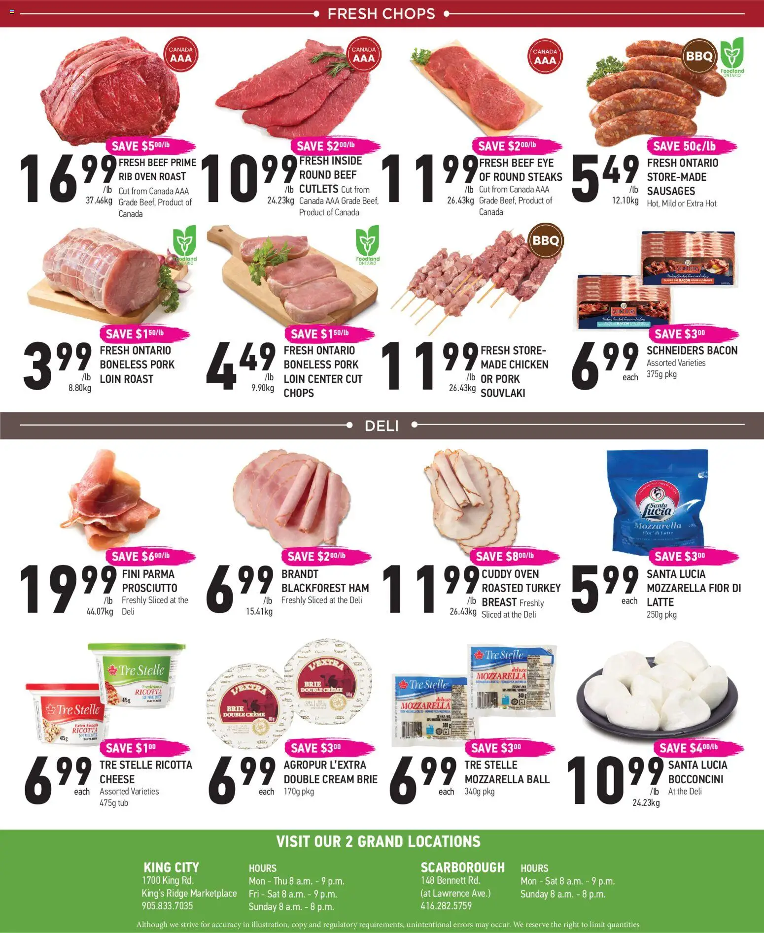Coppas Fresh Market flyer valid from 07.05.2026 | Page: 4 | Products: Cream, Oven, Ridge, Ham