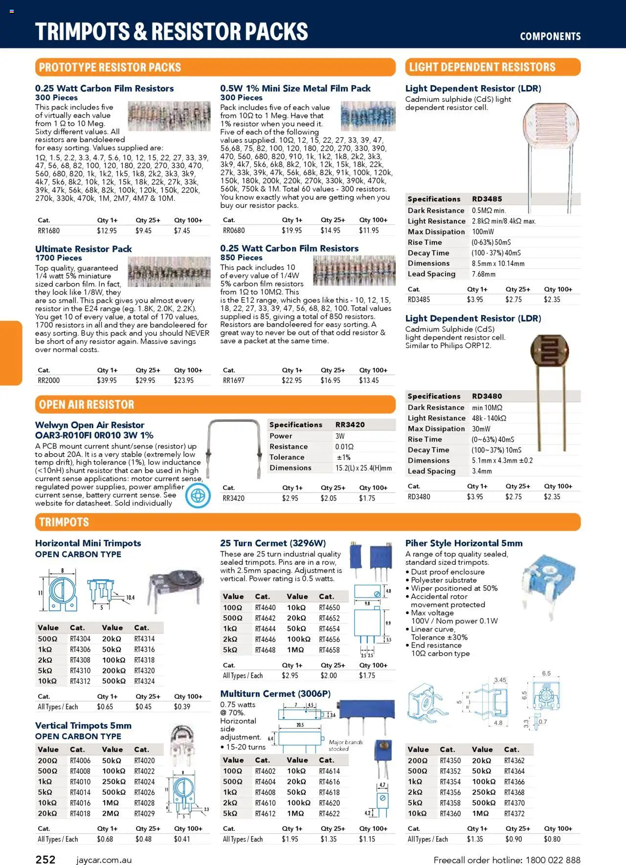 Jaycar catalogue - valid from 09/07/2025 | Page: 252 | Products: Battery, Light, Substrate, Amplifier