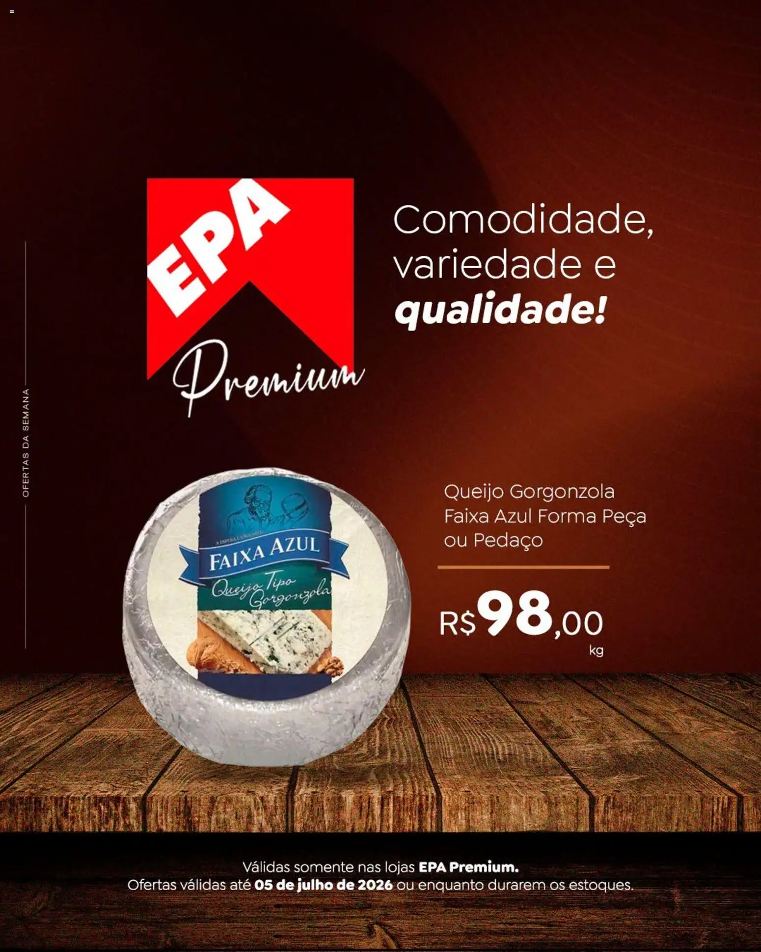 EPA Folheto - válido de 29/06/2026 | Página: 1 | Produtos: Queijo