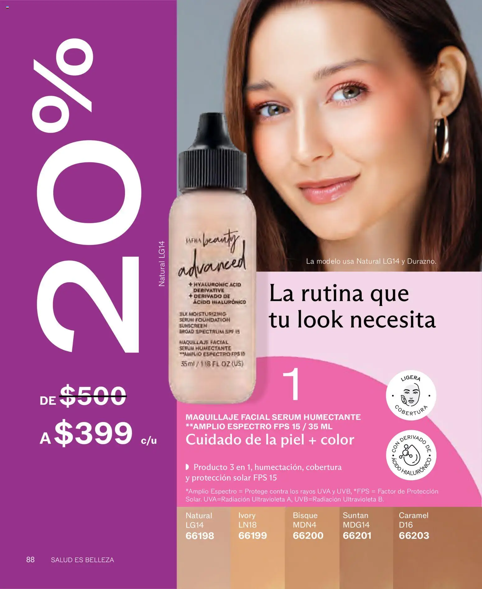 Nuevas ofertas de JAFRA válidas en toda la República Mexicana desde el 01/07/2026. ¡Encuentra las mejores ofertas en JAFRA catálogo! | Página: 88