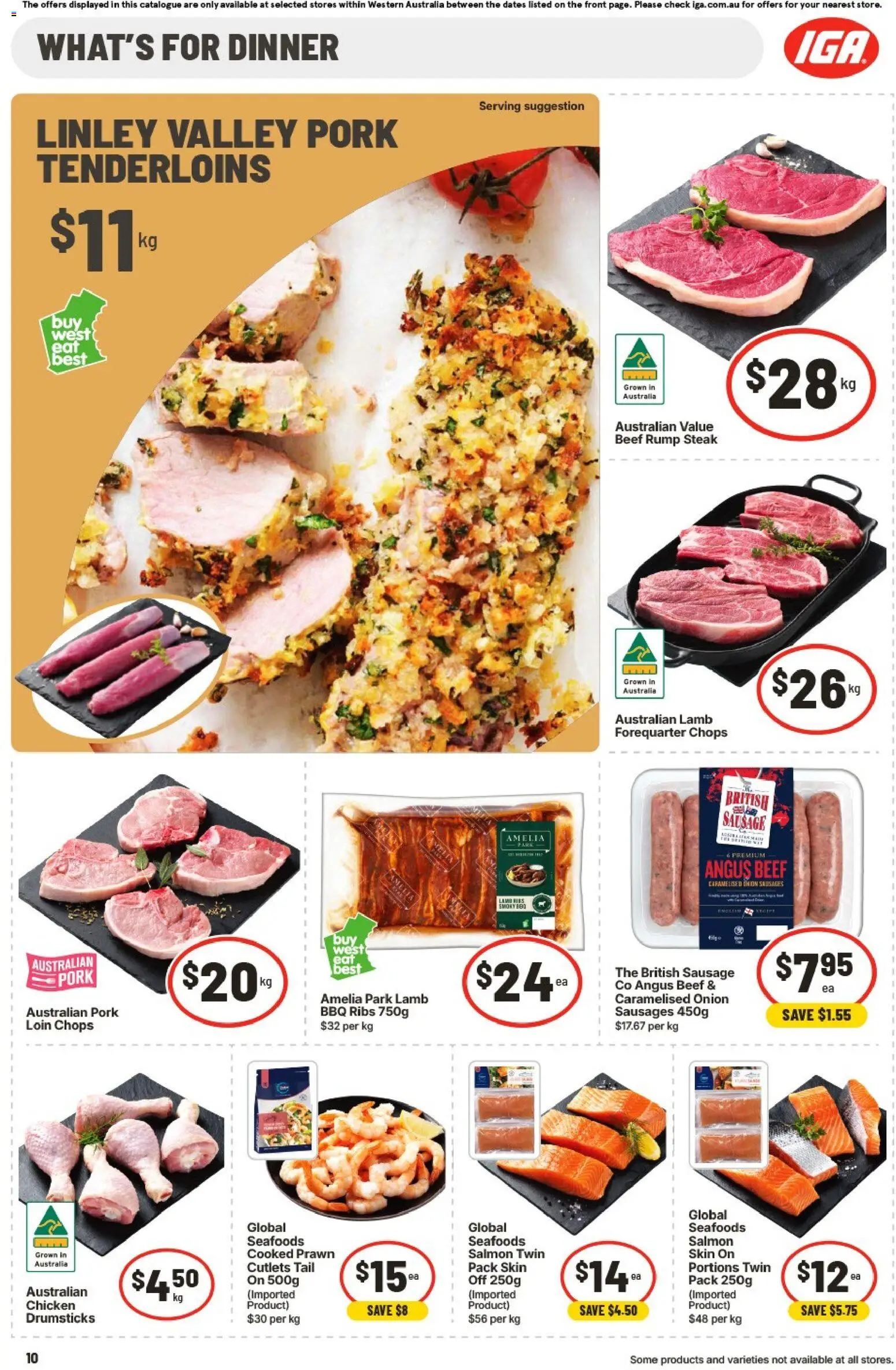 IGA catalogue - valid from 16/09/2026 | Page: 11 | Products: Chicken, Lamb, Salmon, Drumsticks