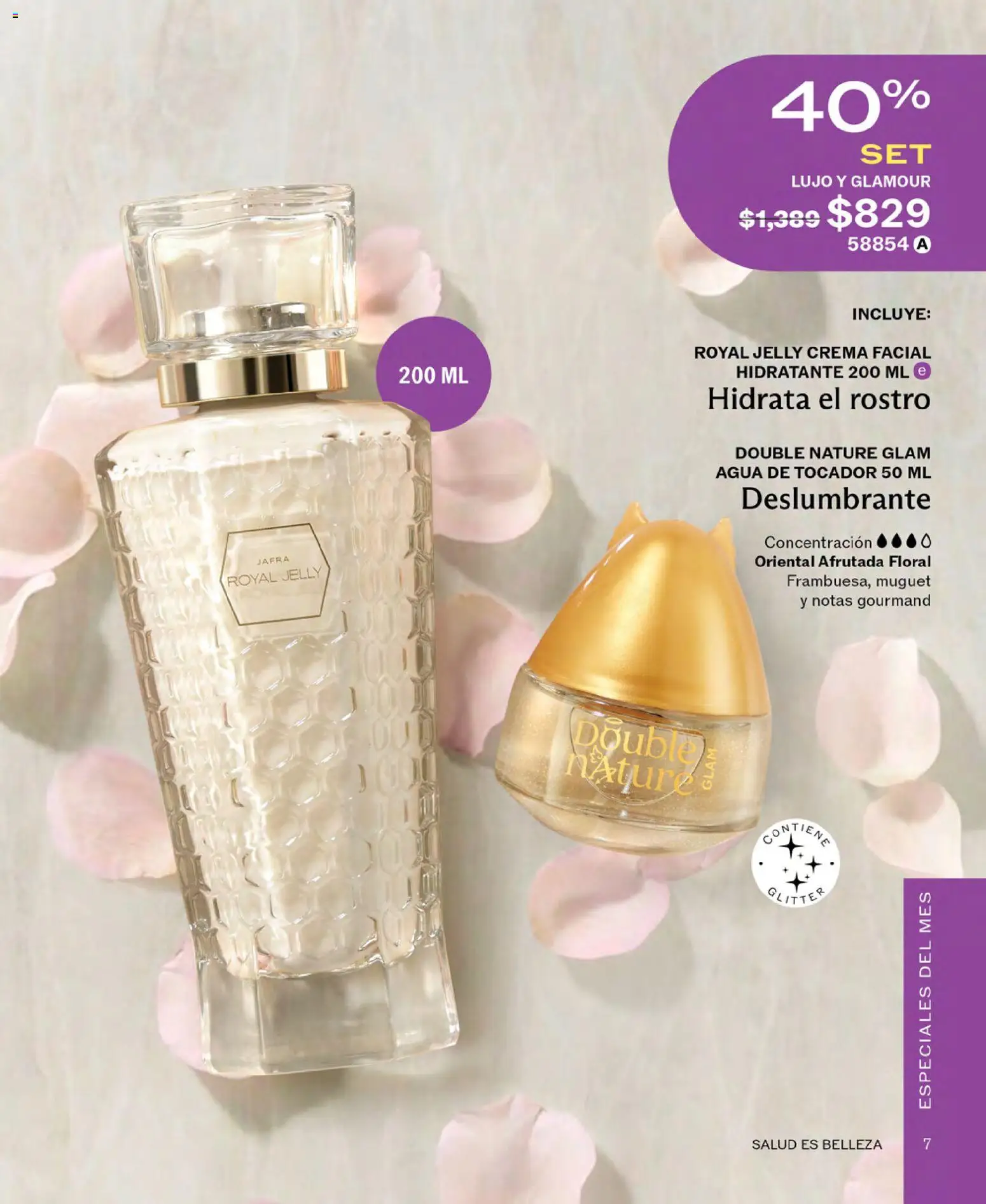 Nuevas ofertas de JAFRA válidas en toda la República Mexicana desde el 01.04.2026. ¡Encuentra las mejores ofertas en JAFRA catálogo! | Página: 7 | Productos: Crema, Agua, Glitter