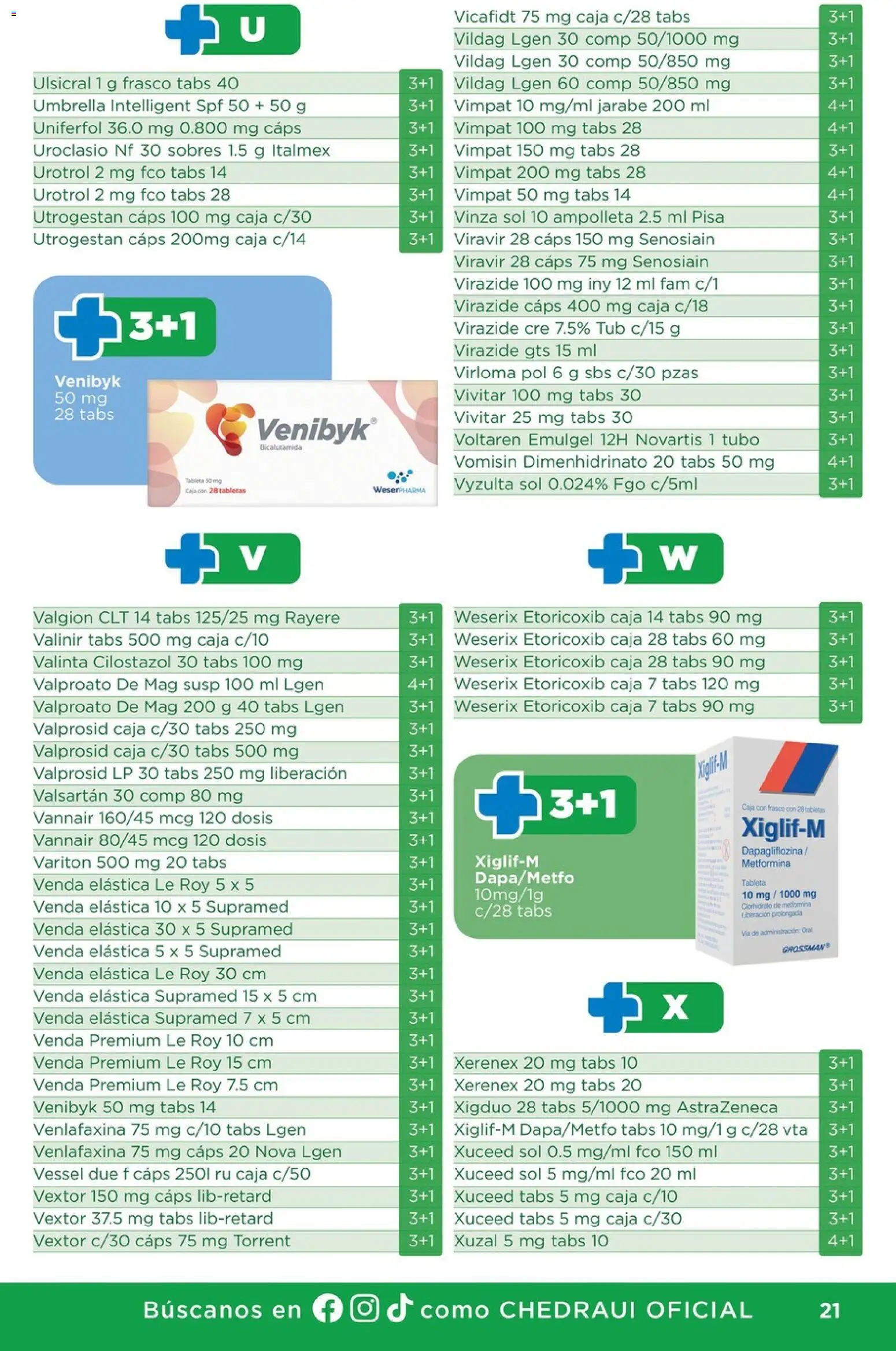 Nuevas ofertas de Chedraui válidas en toda la República Mexicana desde el 29/10/2026. ¡Encuentra las mejores ofertas en Chedraui folleto Farmacia! | Página: 21
